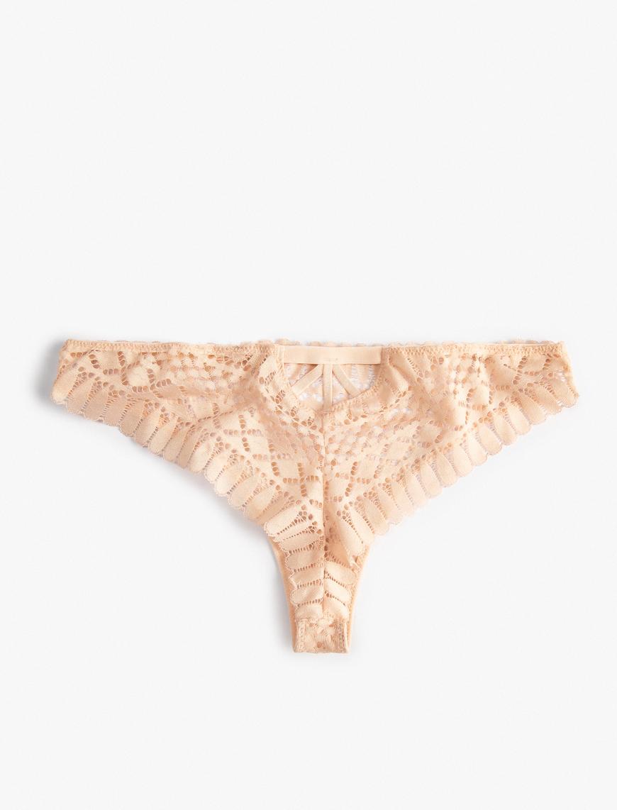   Brazilian Külot Dantelli Normal Bel
