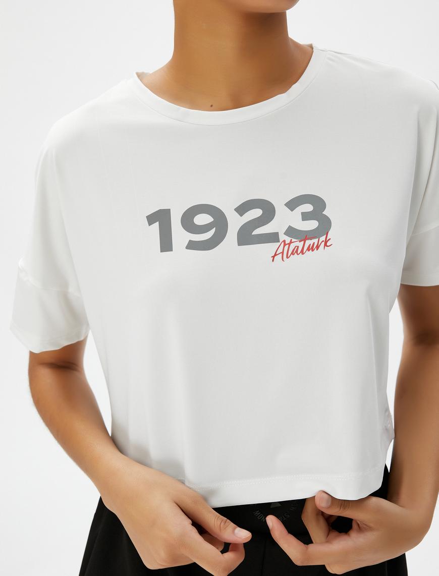   Atatürk Baskılı Spor Tişört - 100. Yıla Özel