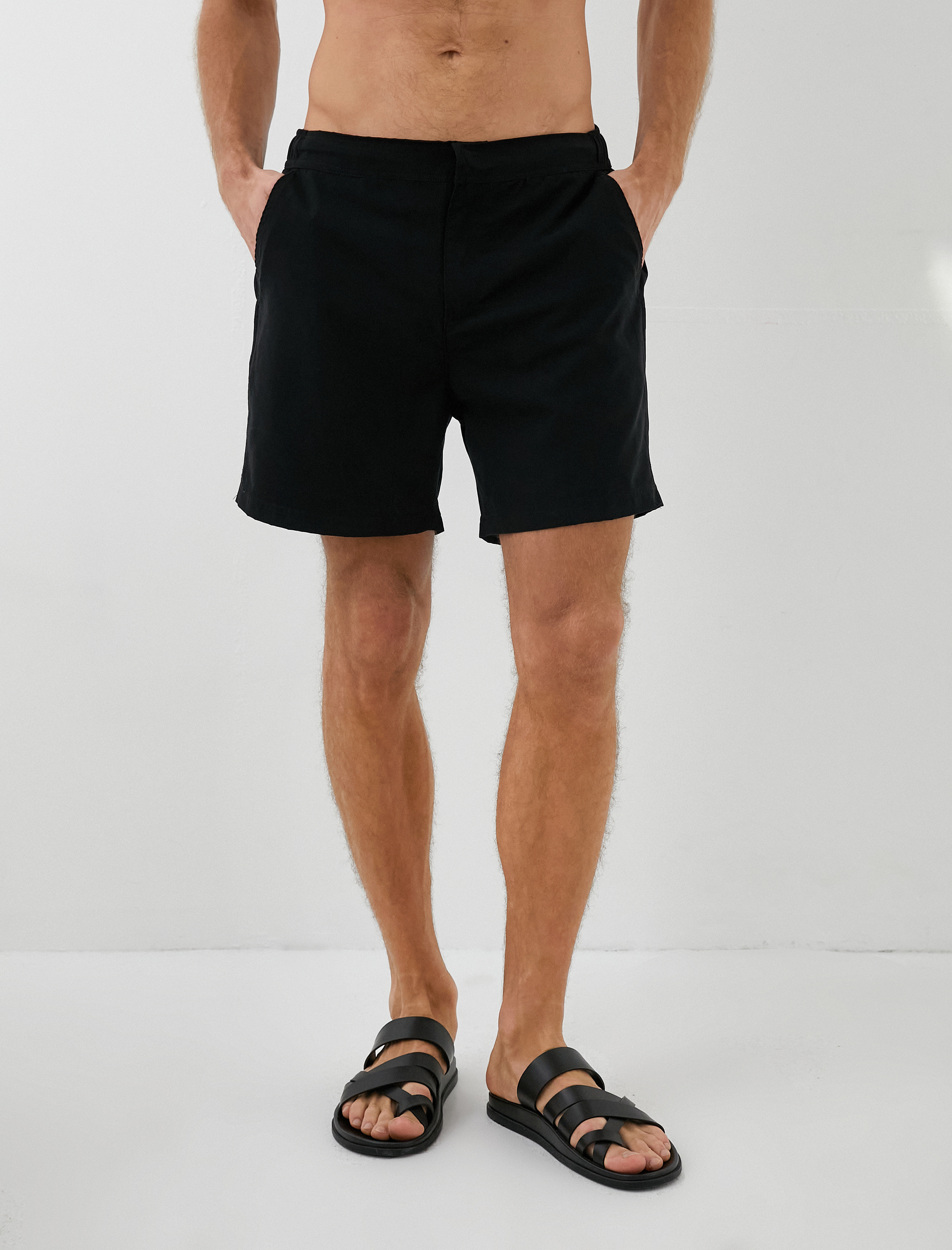   Mayo Şort Beli Lastikli Cep Detaylı