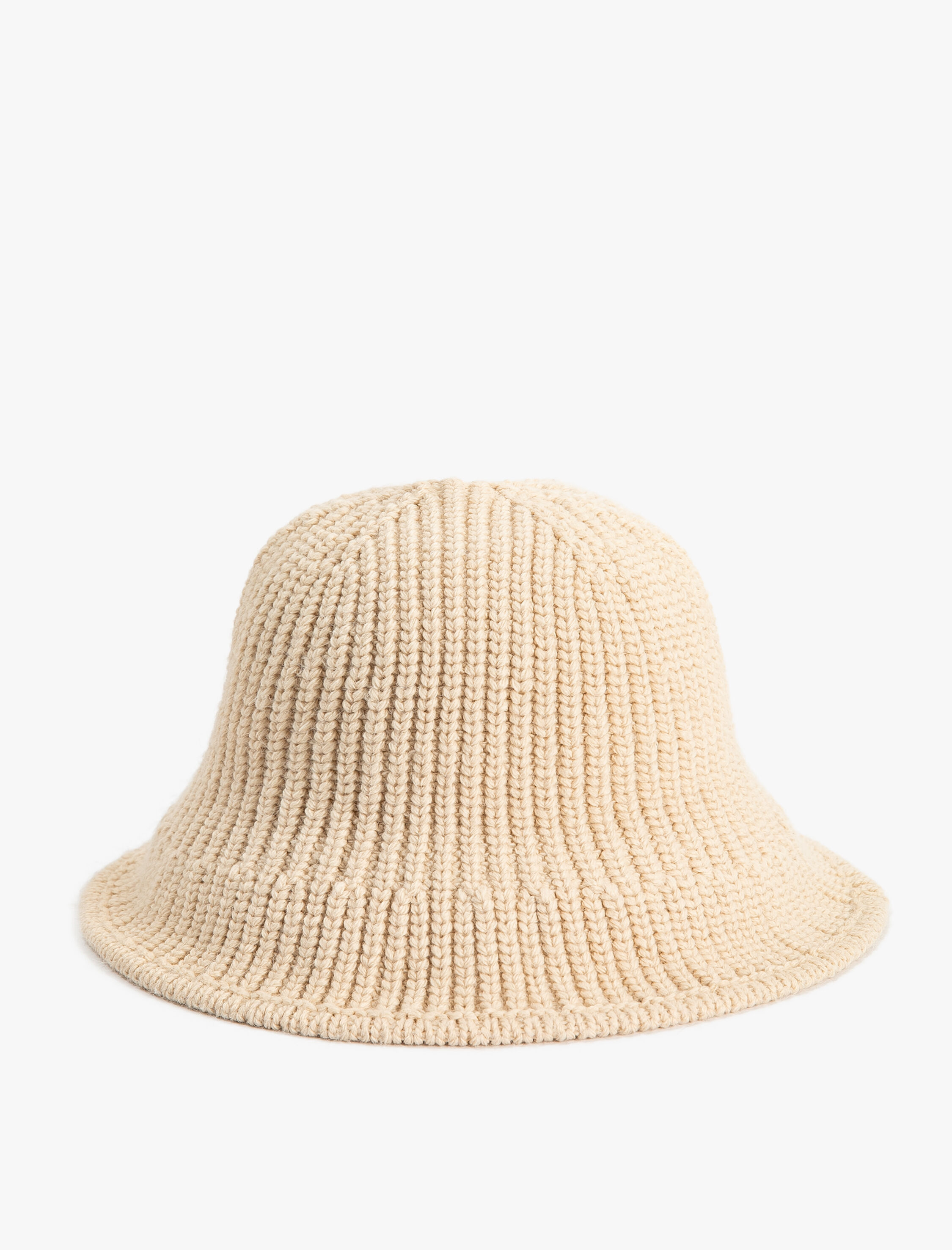  Kadın Örgü Bucket Şapka Ribanalı
