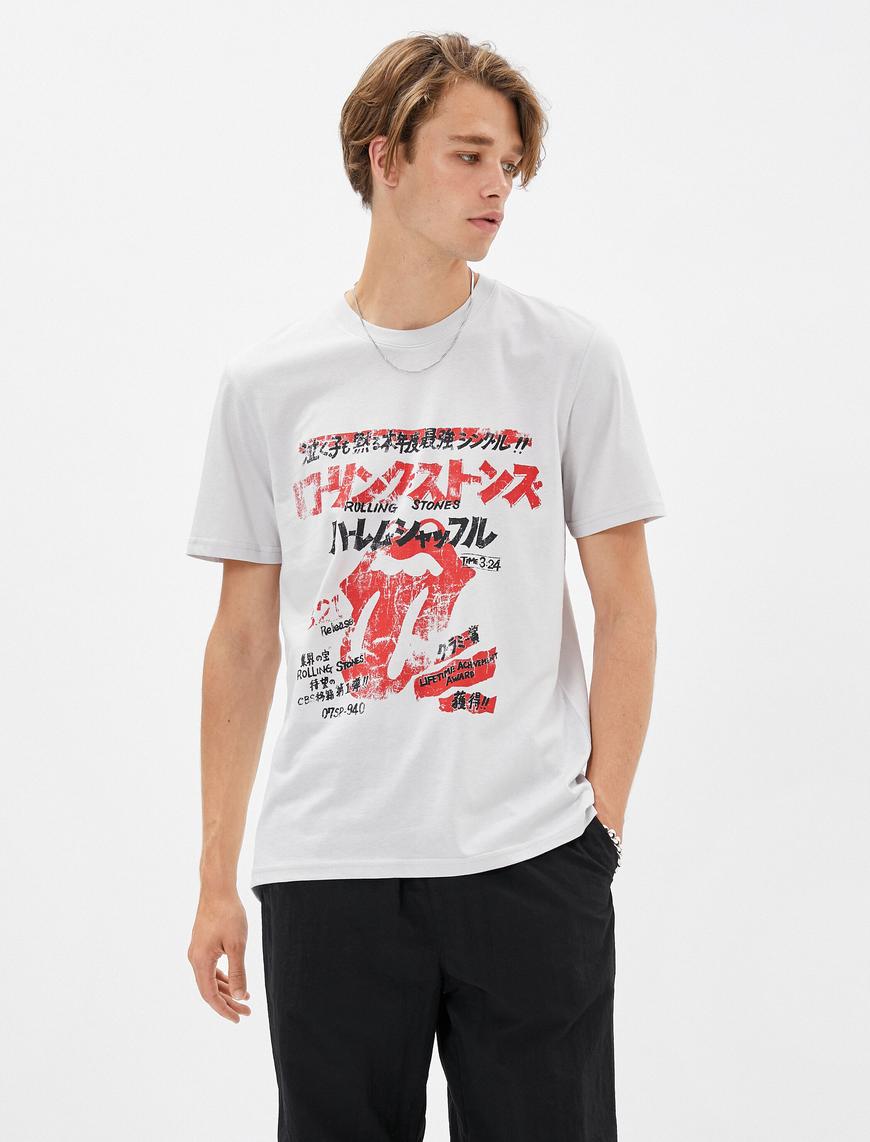   The Rolling Stones Tişört Pamuklu Lisanslı Baskılı