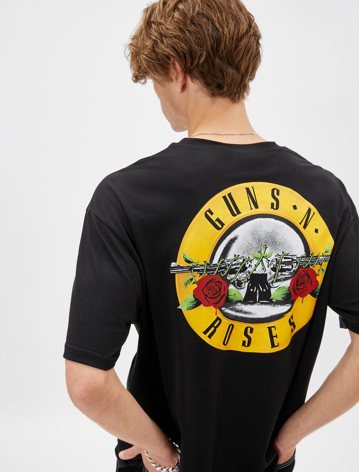  Guns N' Roses Tişört Lisanslı Arkası Baskılı