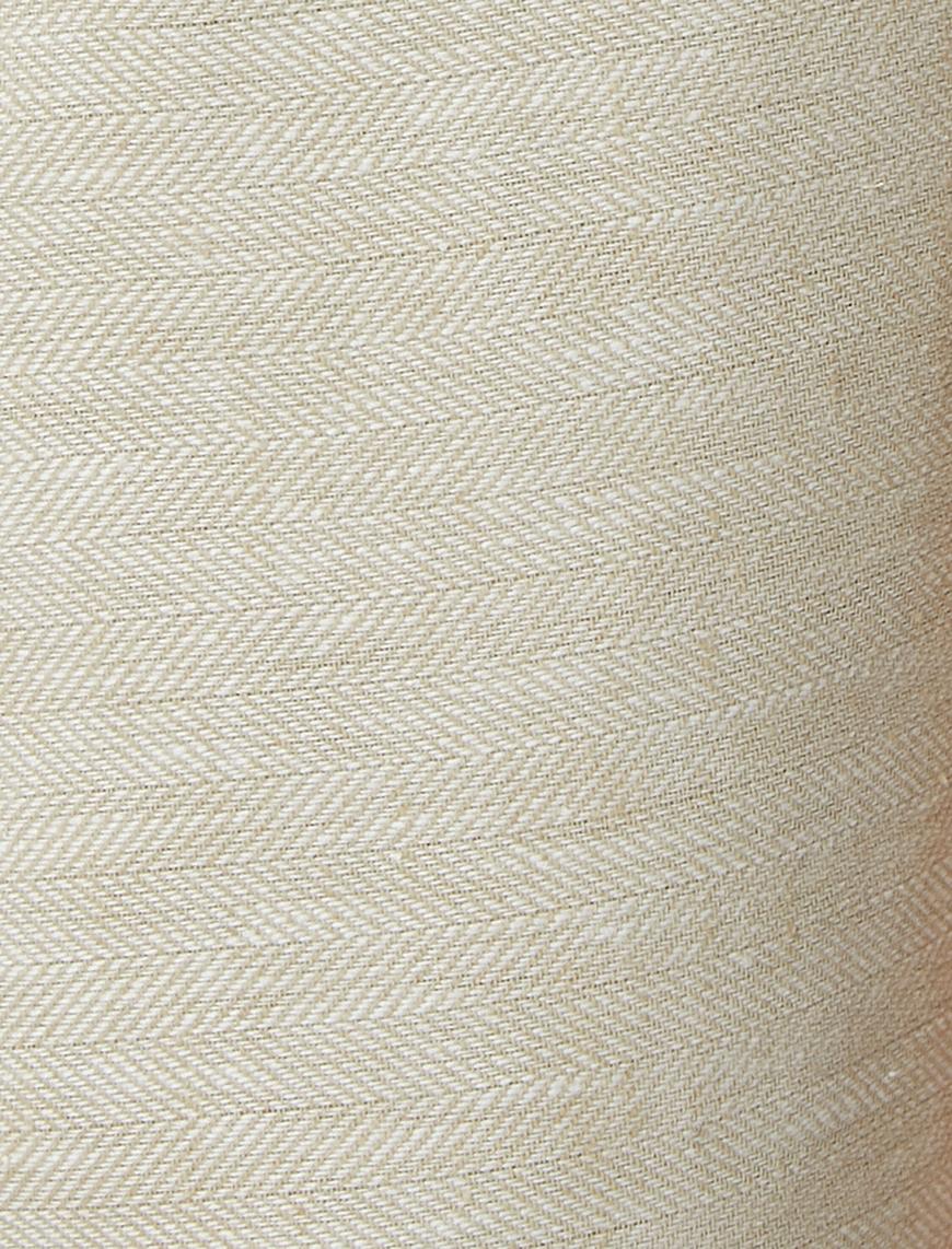   Keten Kimono Cepli 3/4 Kollu