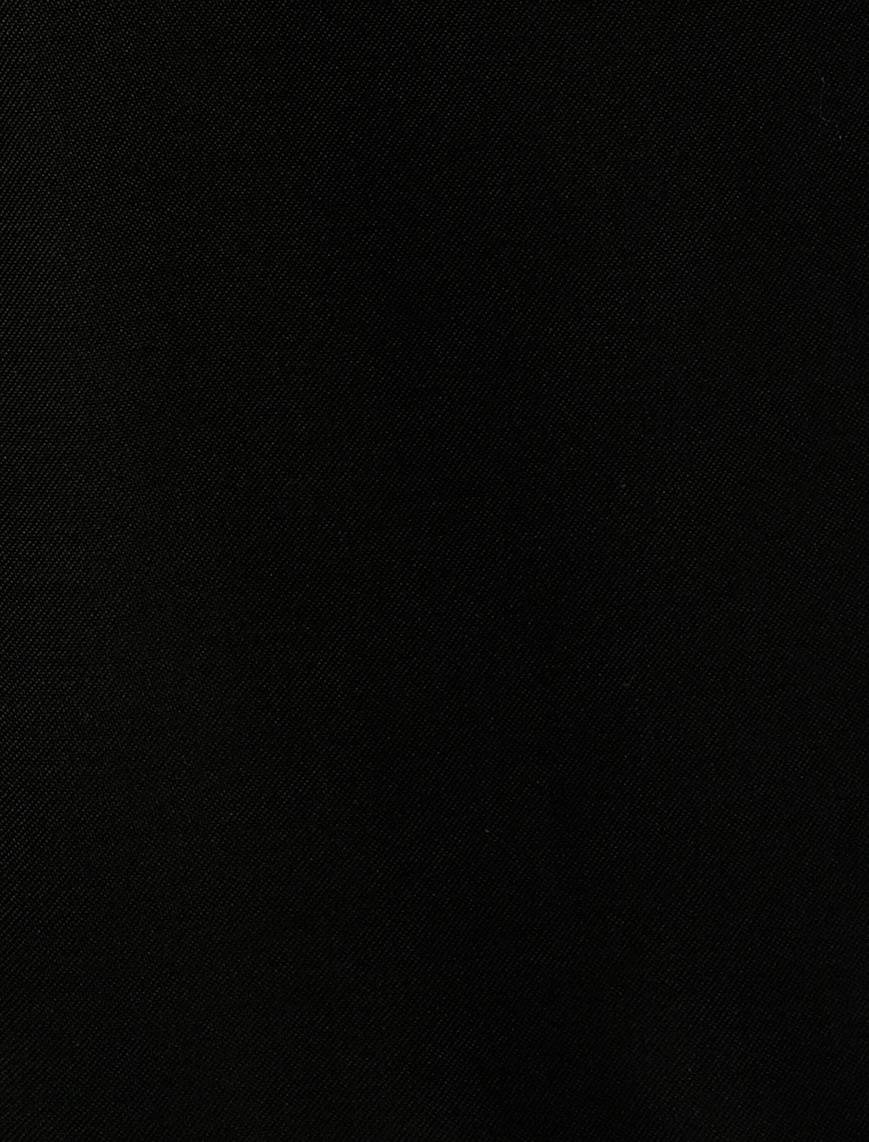   Midi Kalem Etek Büzgü Detaylı Yırtmaçlı