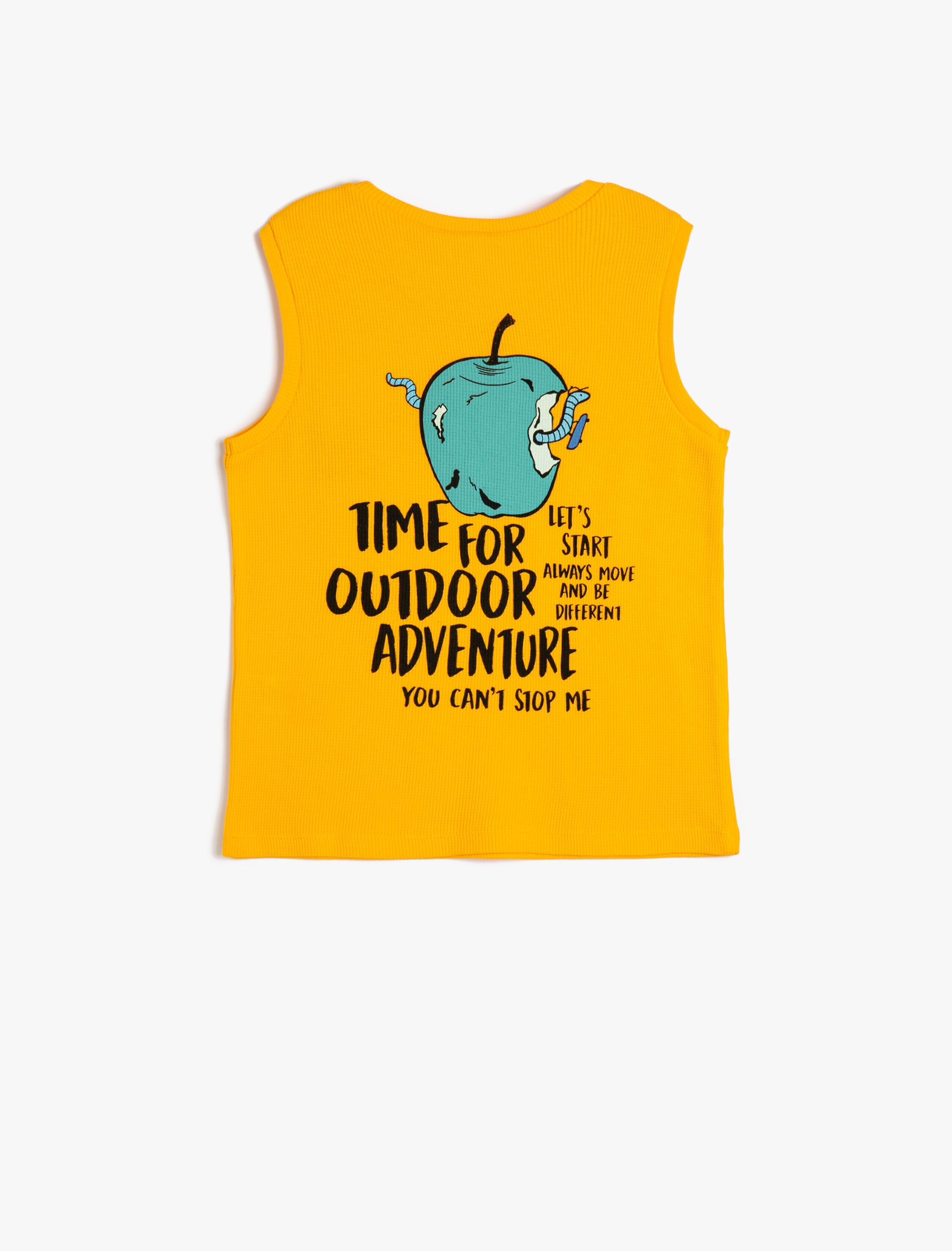  Erkek Çocuk Atlet Pamuklu Bisiklet Yaka Ribanalı İşleme Detaylı