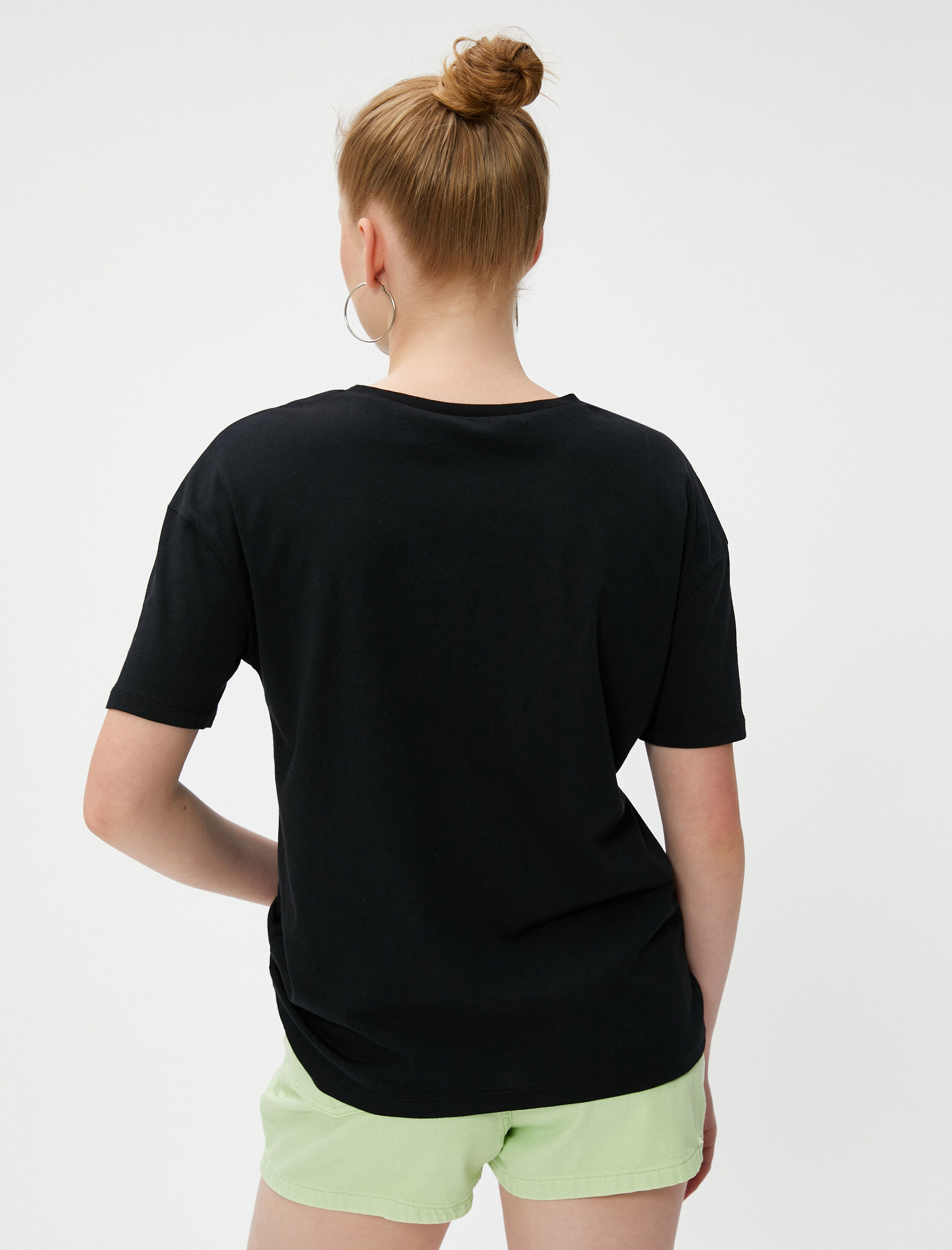   Rick and Morty Tişört Baskılı Lisanslı Kısa Kollu Bisiklet Yaka