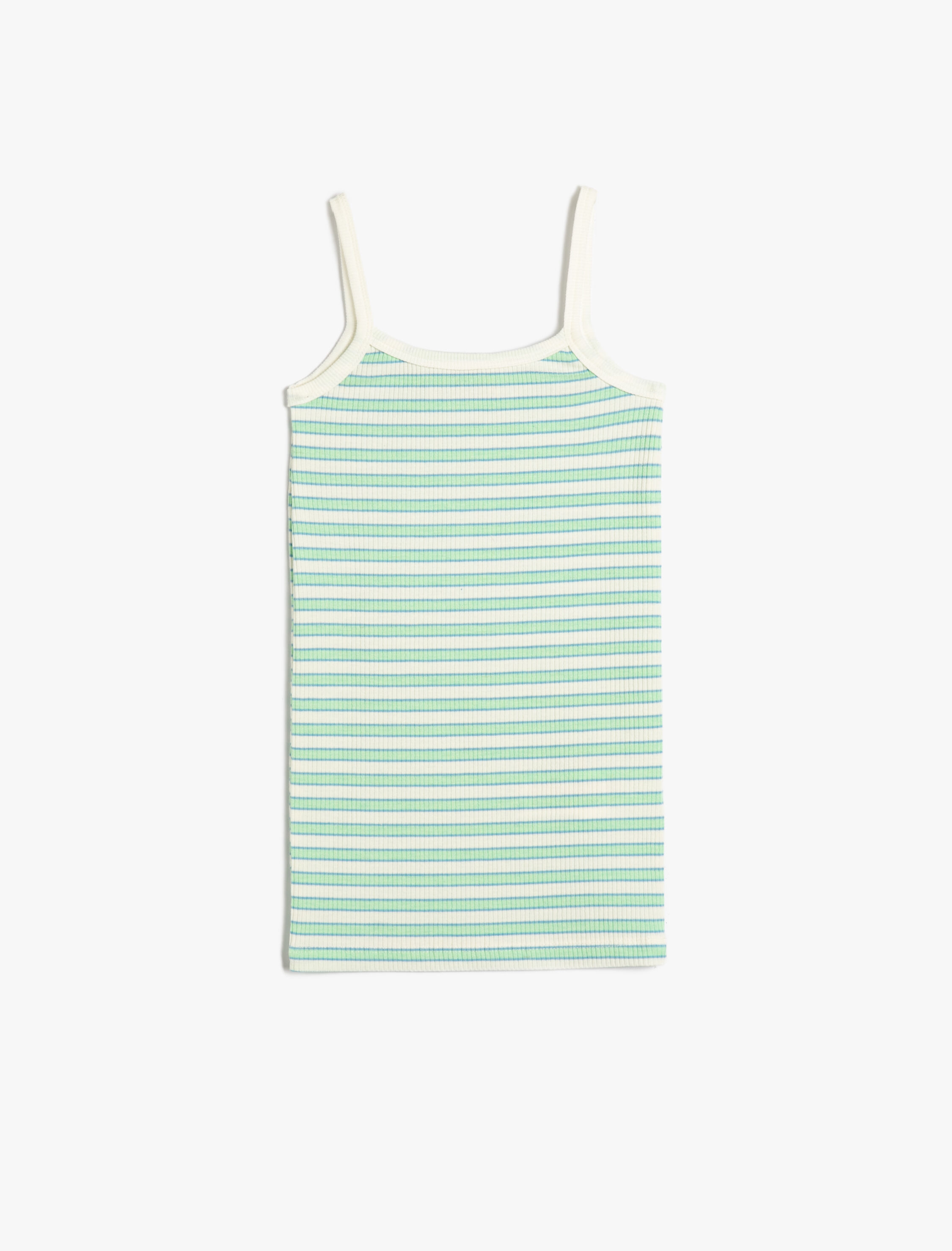  Kız Çocuk Bodycon Elbise Slim İnce Askılı Ribanalı