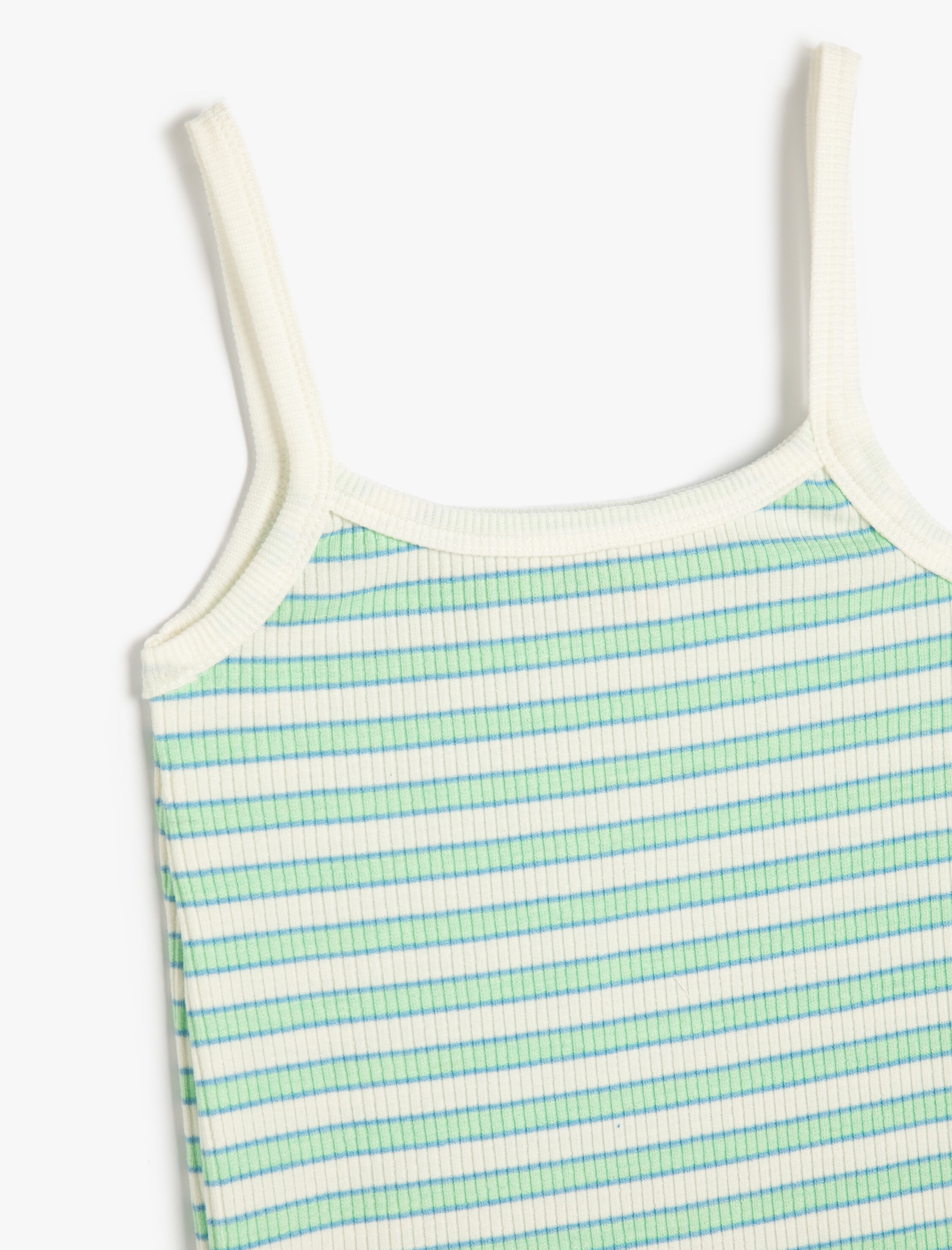  Kız Çocuk Bodycon Elbise Slim İnce Askılı Ribanalı