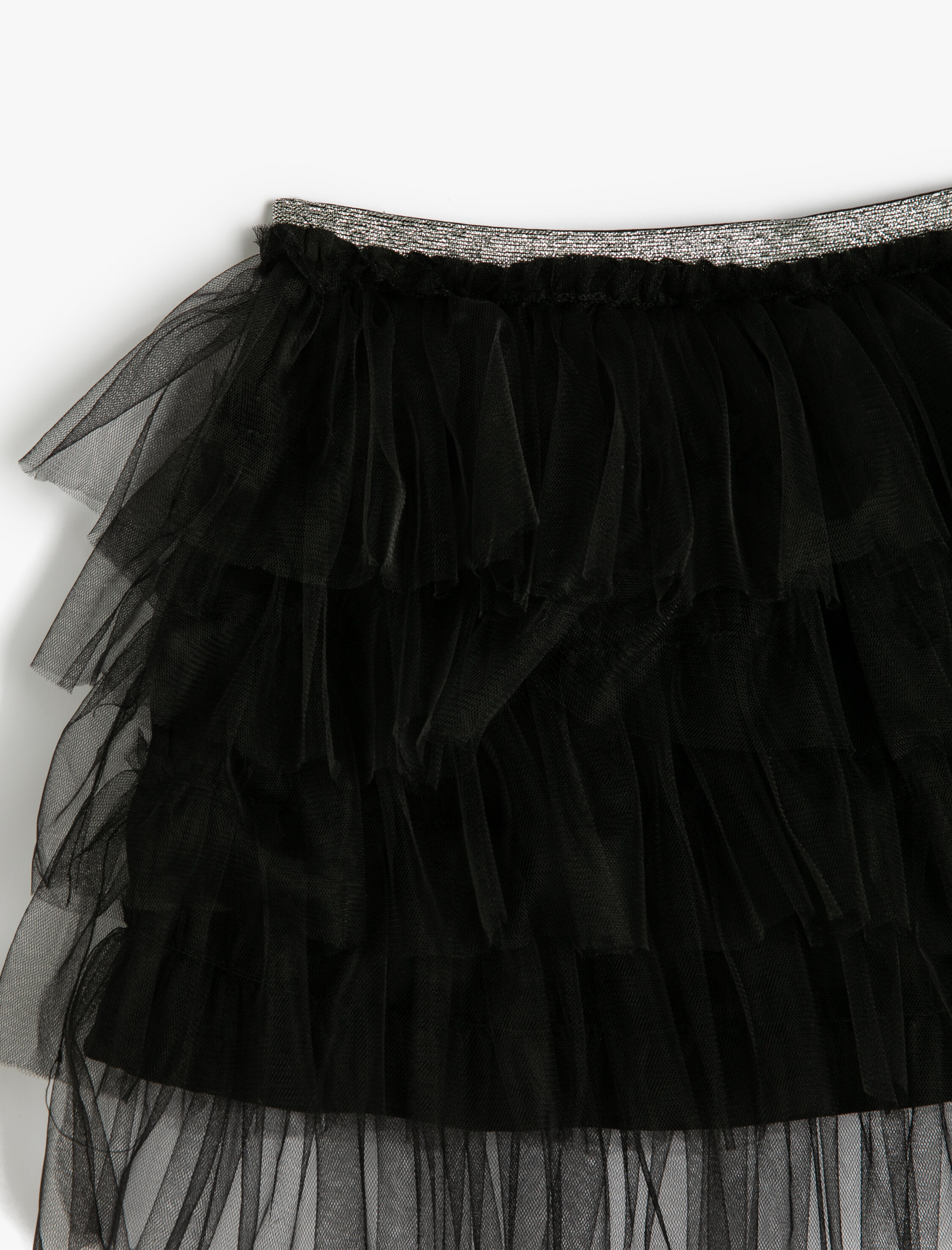  Kız Çocuk Mini Tütü Etek Katlı Volümlü Beli Lastikli