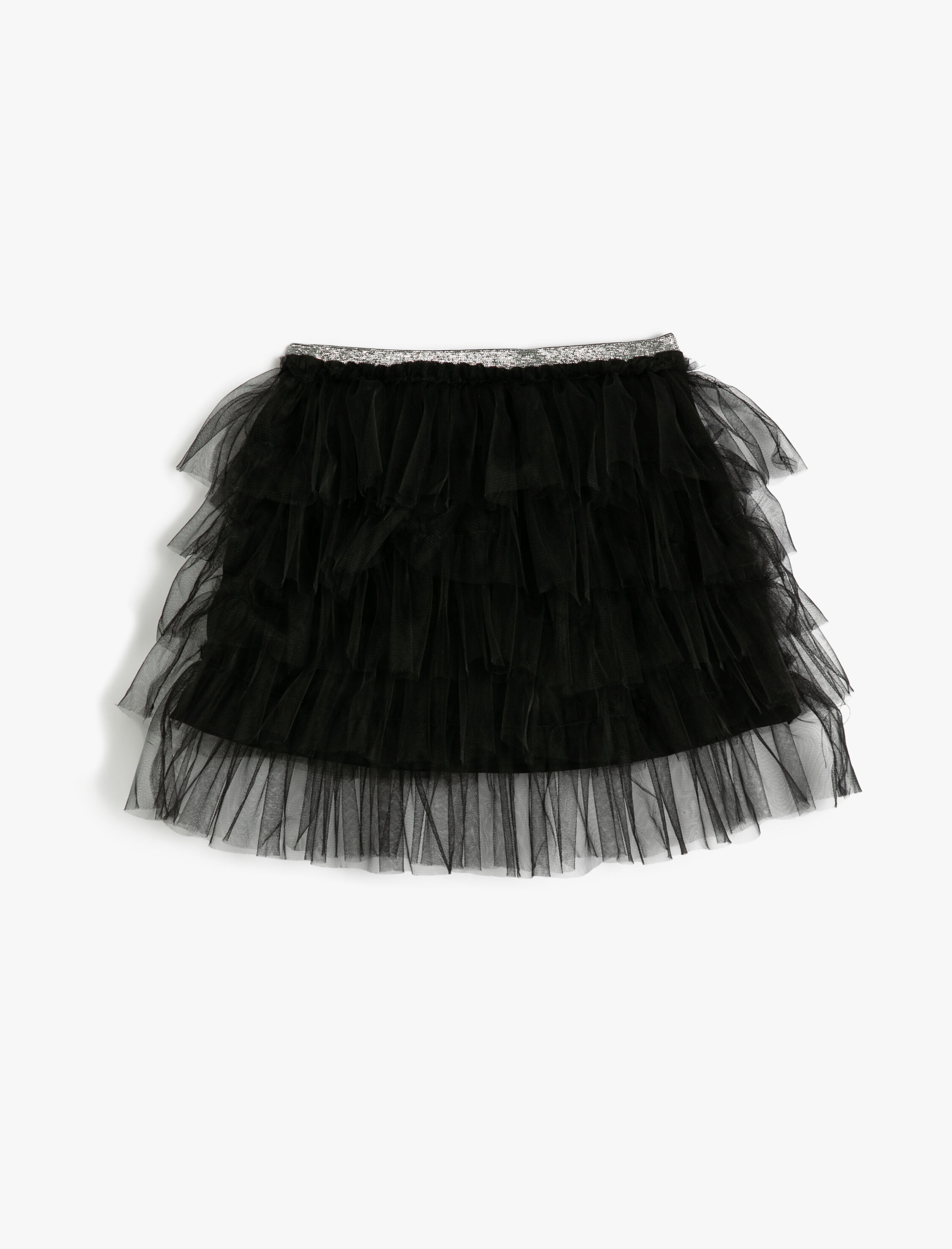  Kız Çocuk Mini Tütü Etek Katlı Volümlü Beli Lastikli