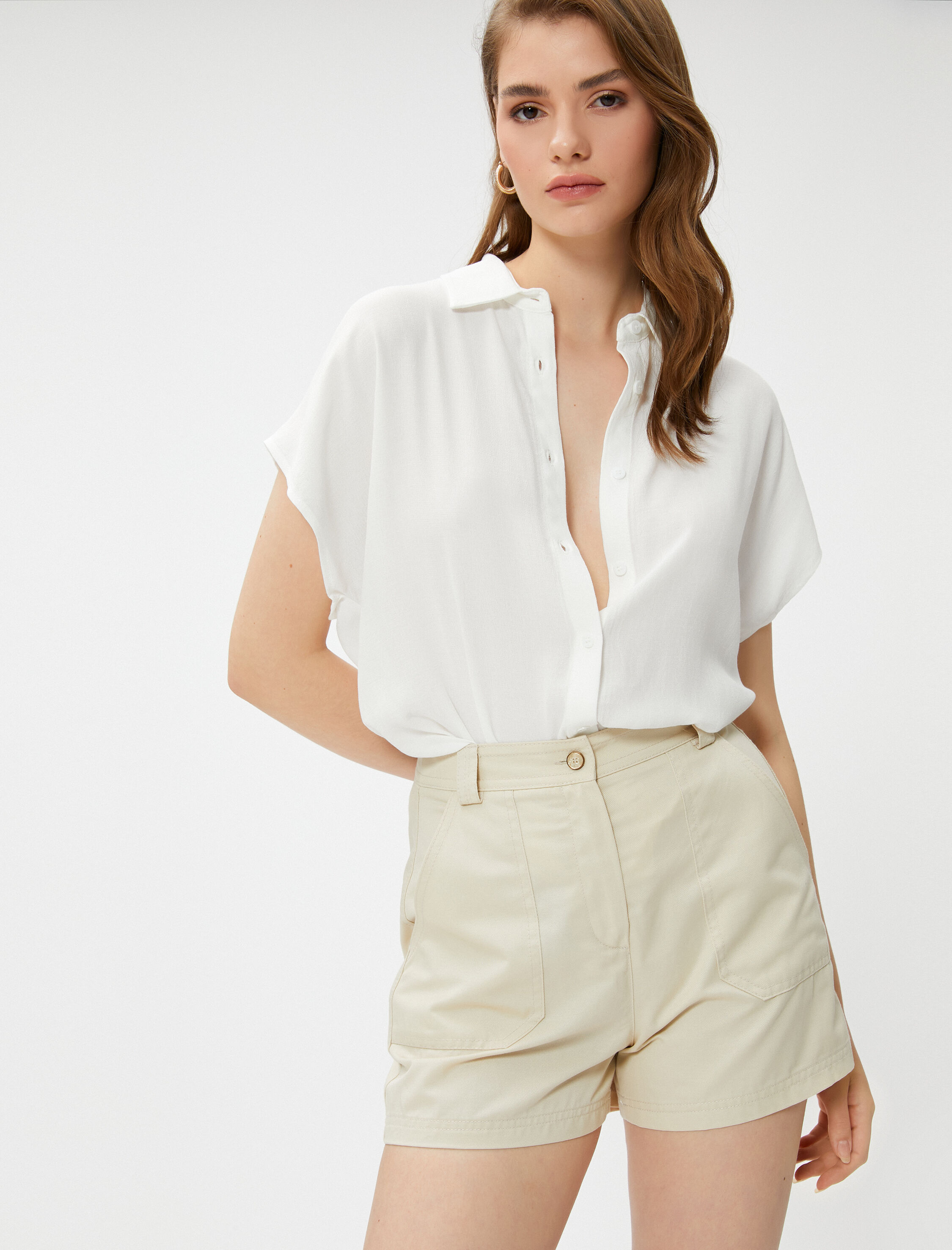   Kısa Kollu Gömlek Relax Fit