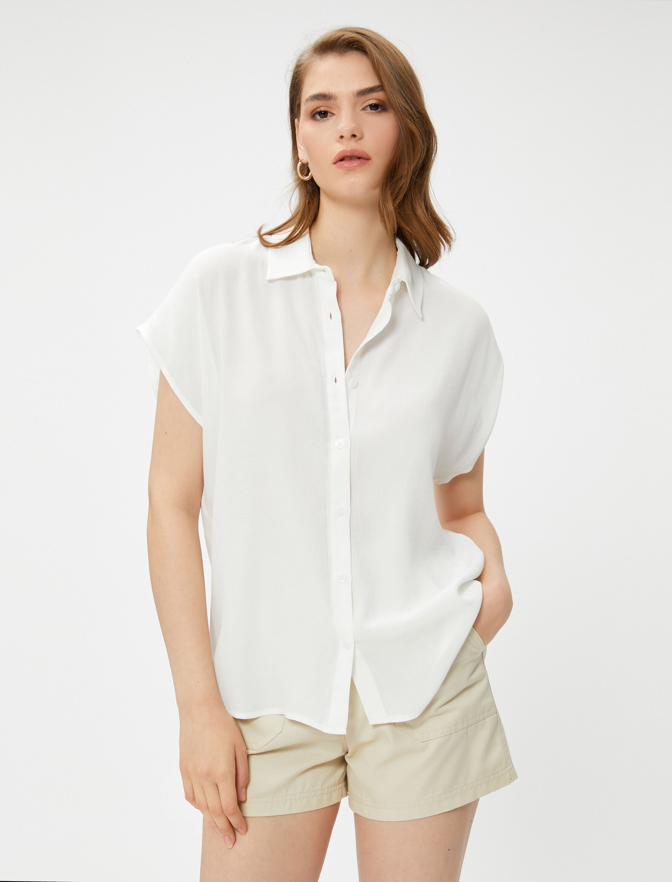   Kısa Kollu Gömlek Relax Fit