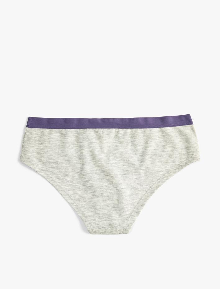  Hipster Külot Slogan Baskılı Ribanalı