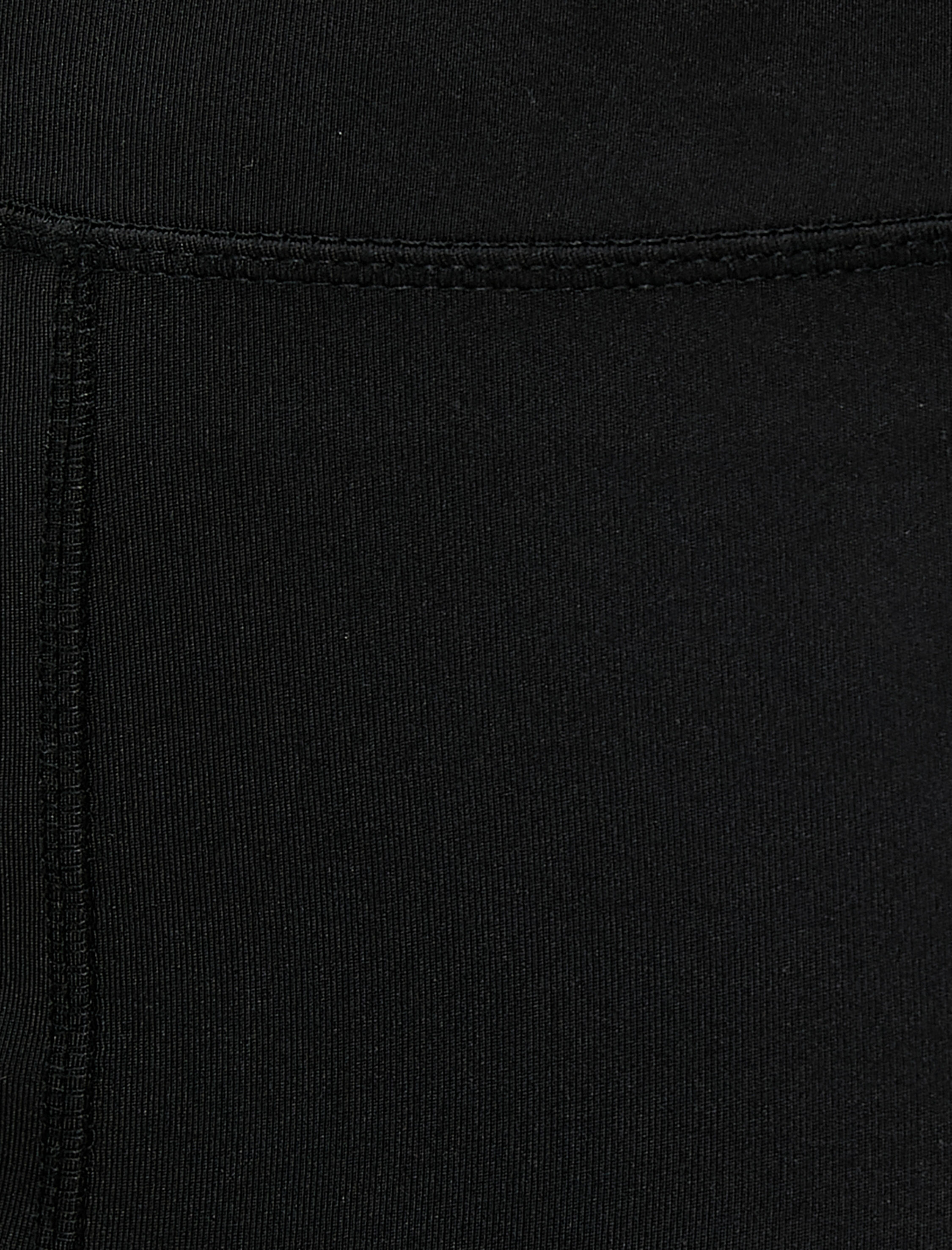   Tül Detaylı Spor Tayt Normal Bel