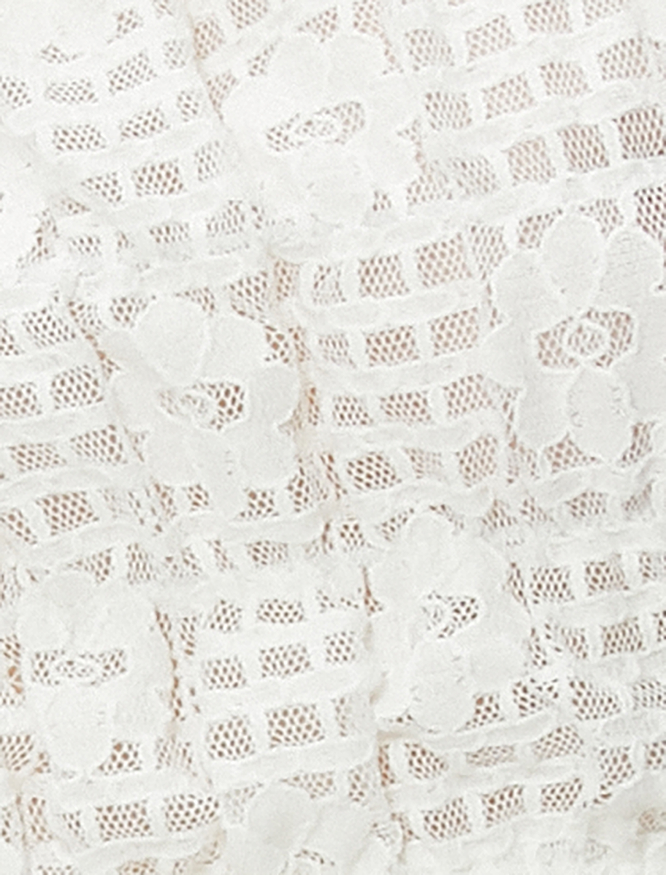   Crop Büzgülü Dantel Bluz