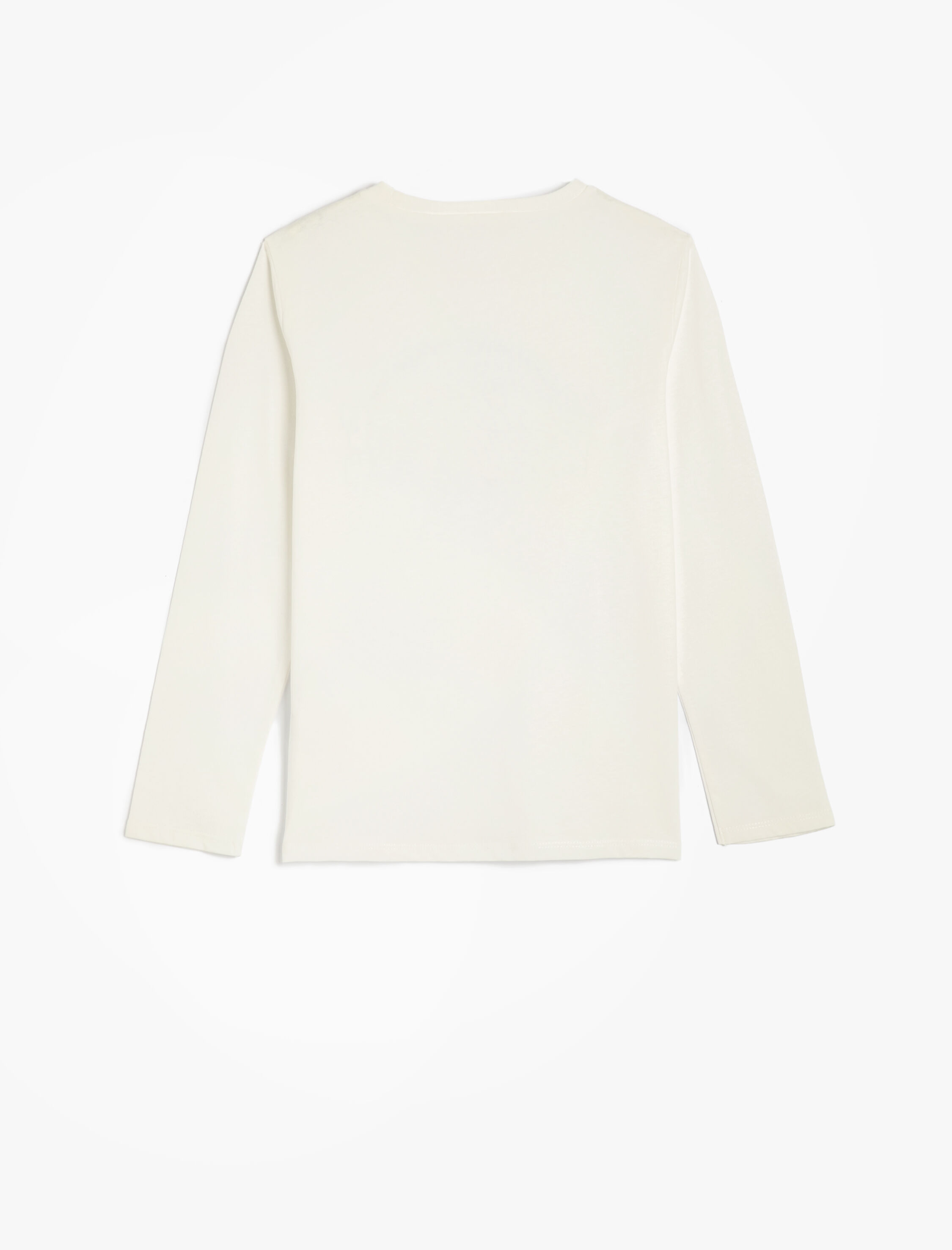  Kız Çocuk Kolej Tişört Baskılı Uzun Kollu Bisiklet Yaka Pamuklu