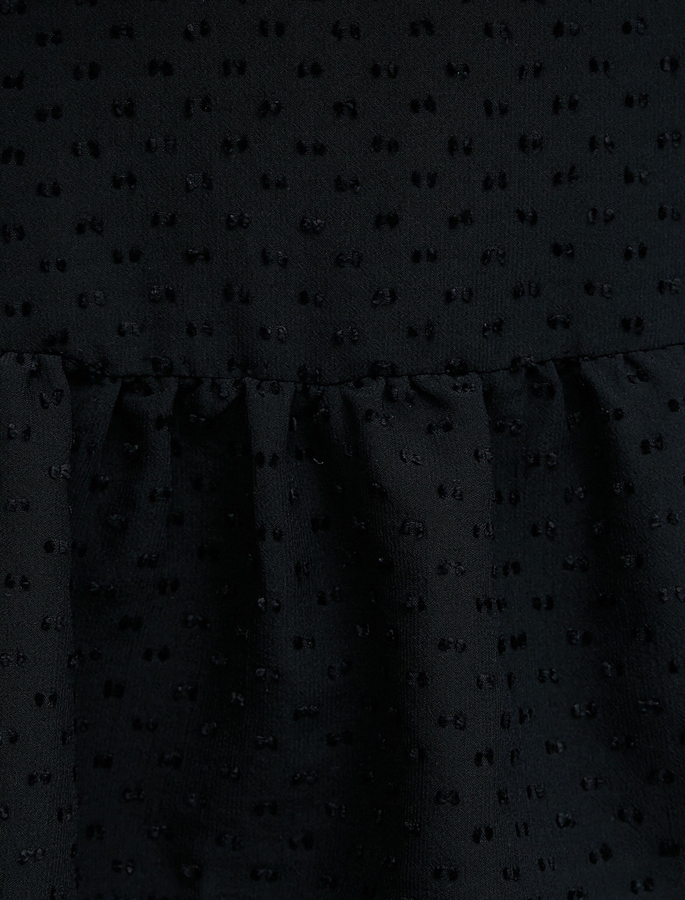   Mini Elbise Gipeli Dik Yaka Katlı