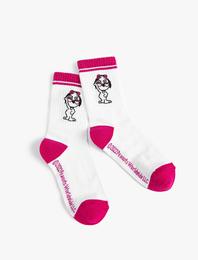 Snoopy Çorap Lisanslı Pamuk Karışımlı