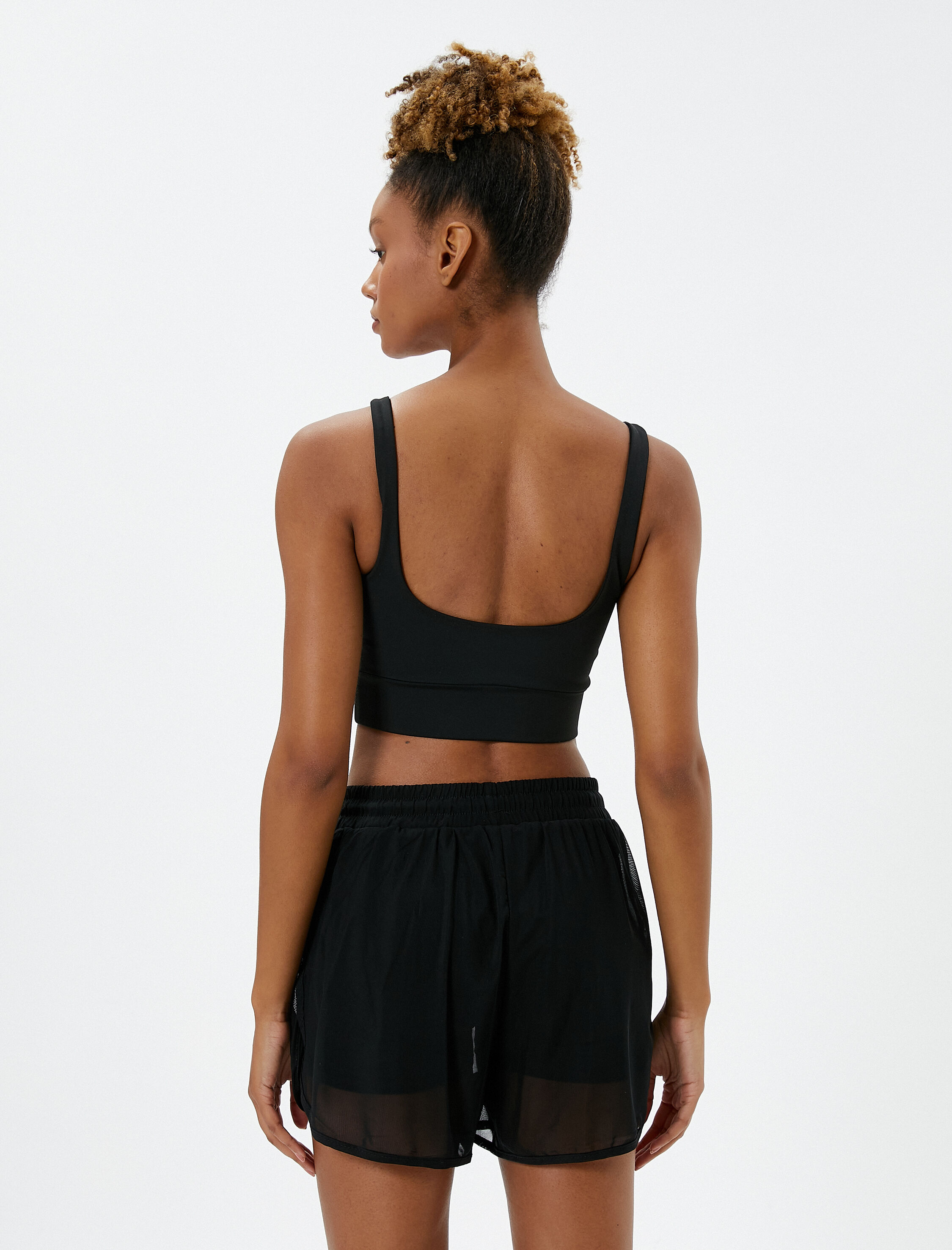   Yarım Atlet Sütyen Baskılı Balensiz Kapsız