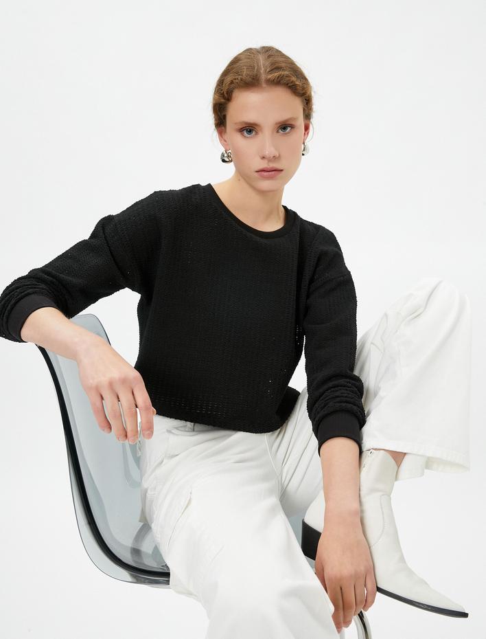  Ajurlu Crop Kazak Relax Fit