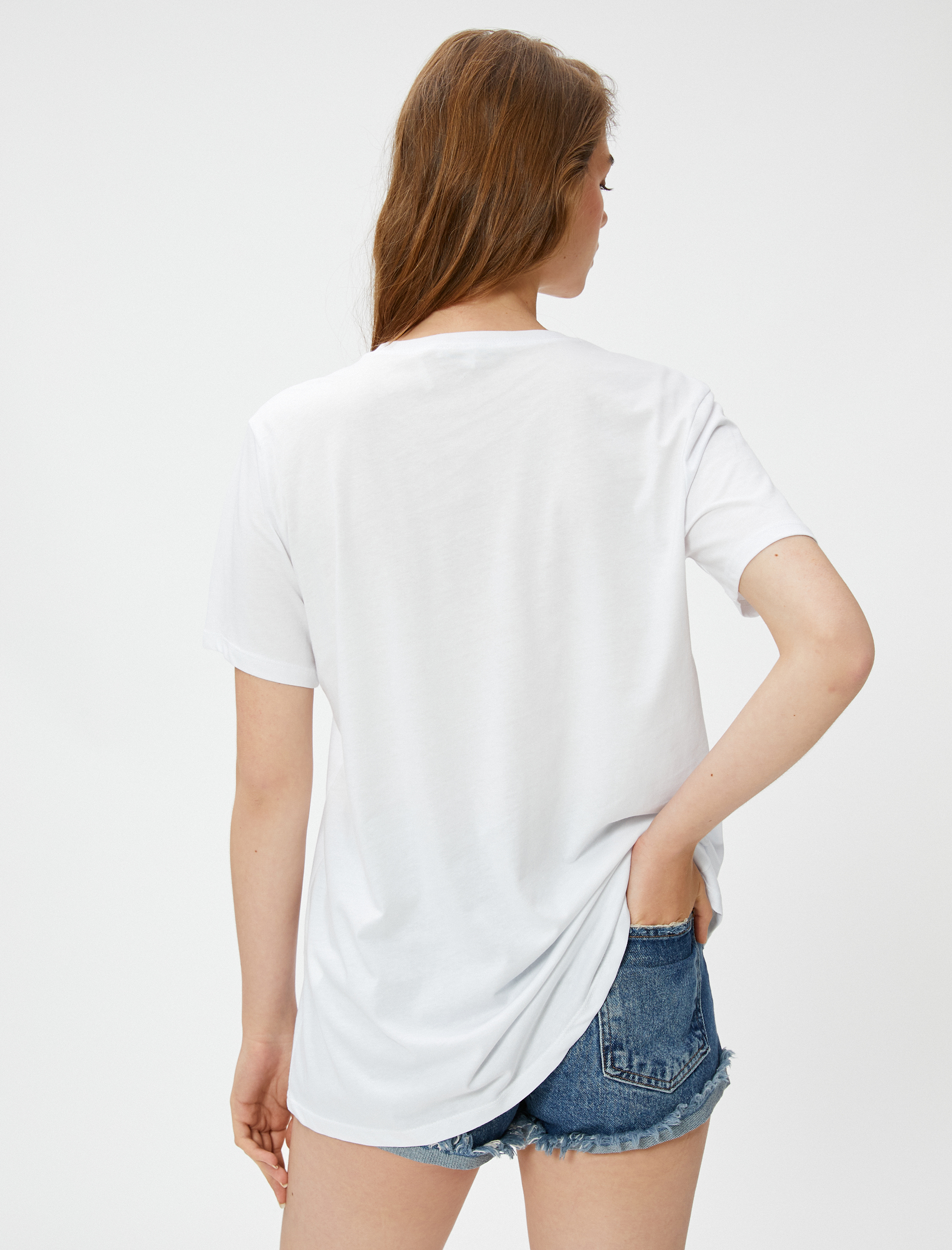   Koton X Şahika Ercümen - Deniz Kabuğu Baskılı Pamuklu Tişört