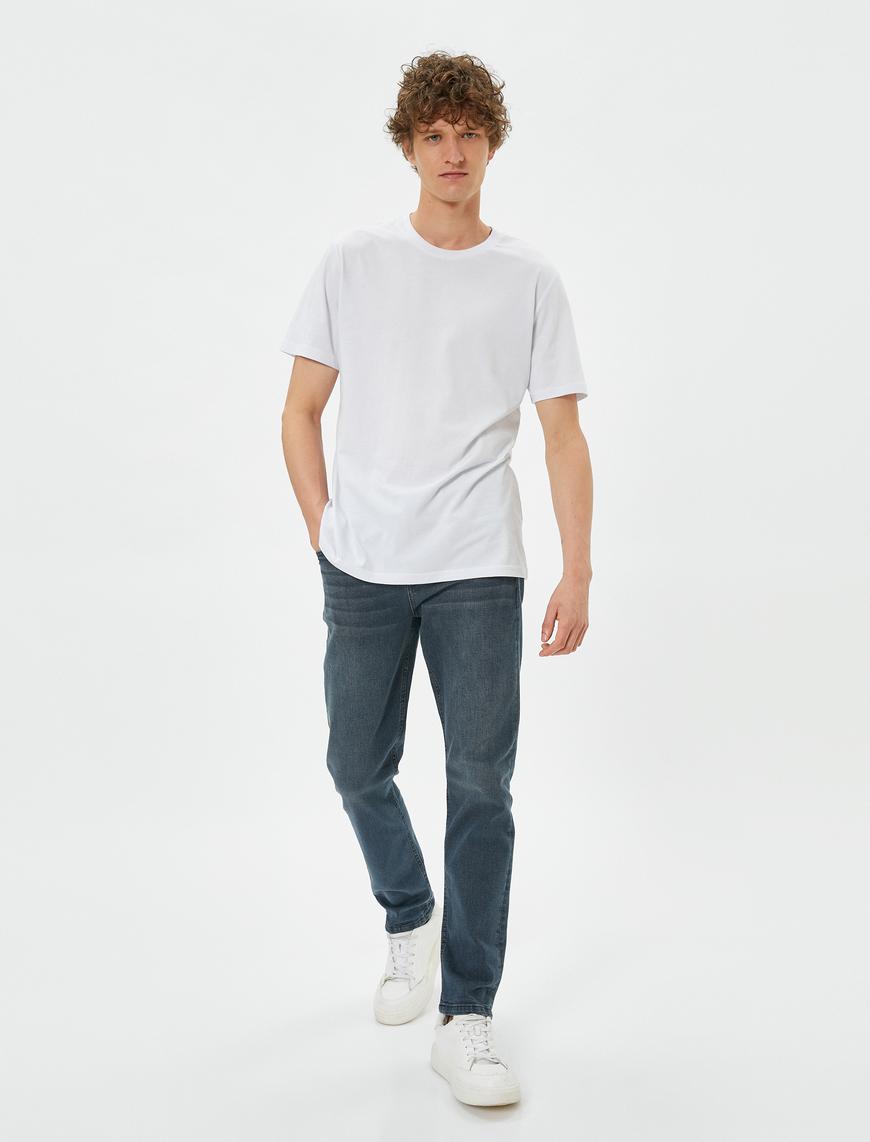  Slim Fit Kot Pantolon - Brad Jean