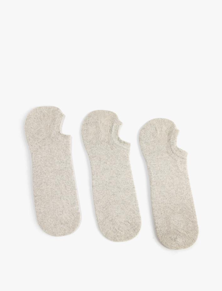 Erkek Basic 3'lü Görünmez Çorap Seti