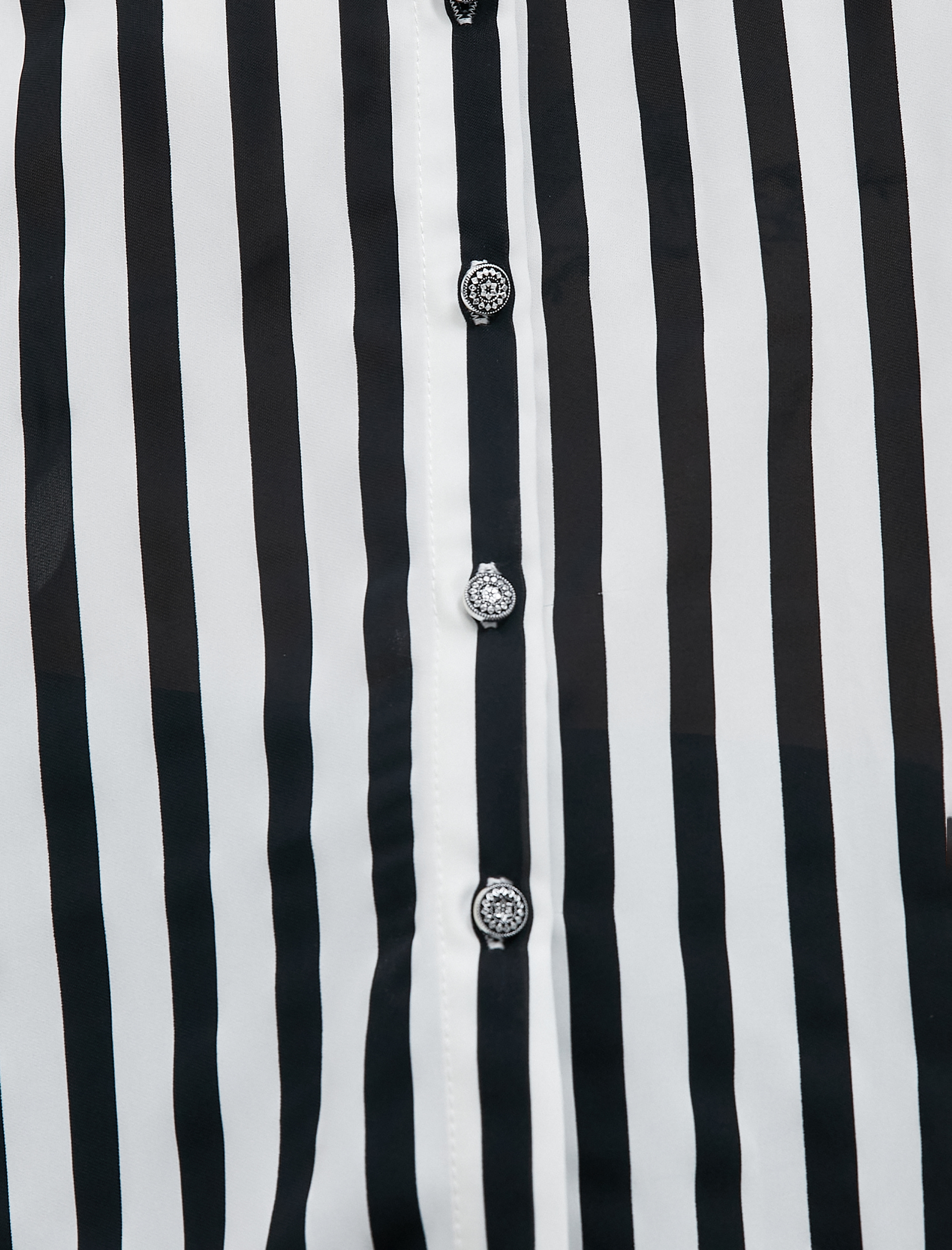   Saten Gömlek Düğmeli Uzun Kollu