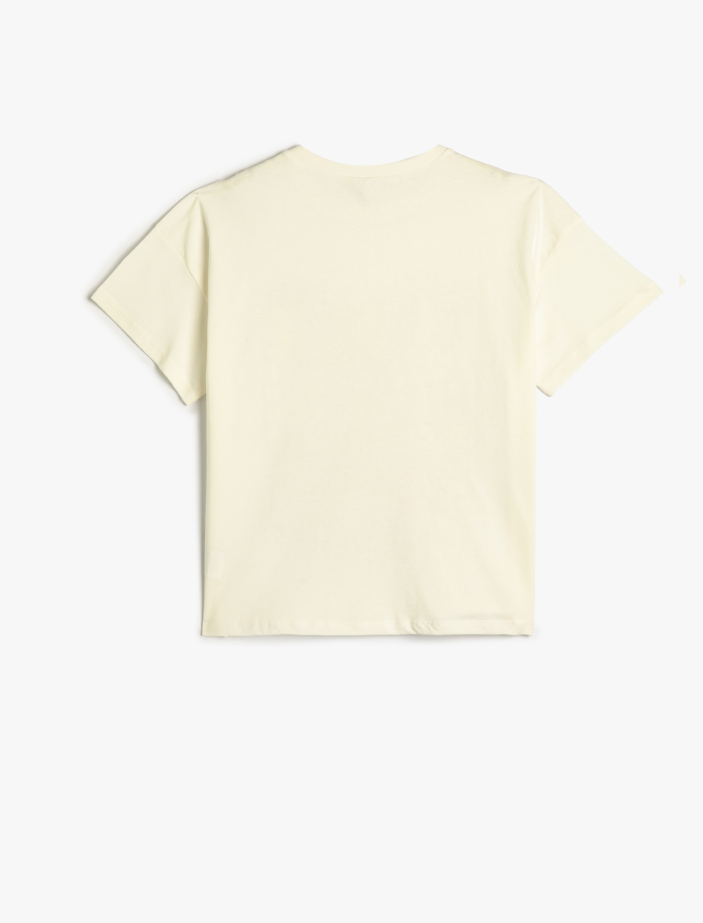  Kız Çocuk Anime Oversize Tişört Kısa Kollu Bisiklet Yaka Pamuklu