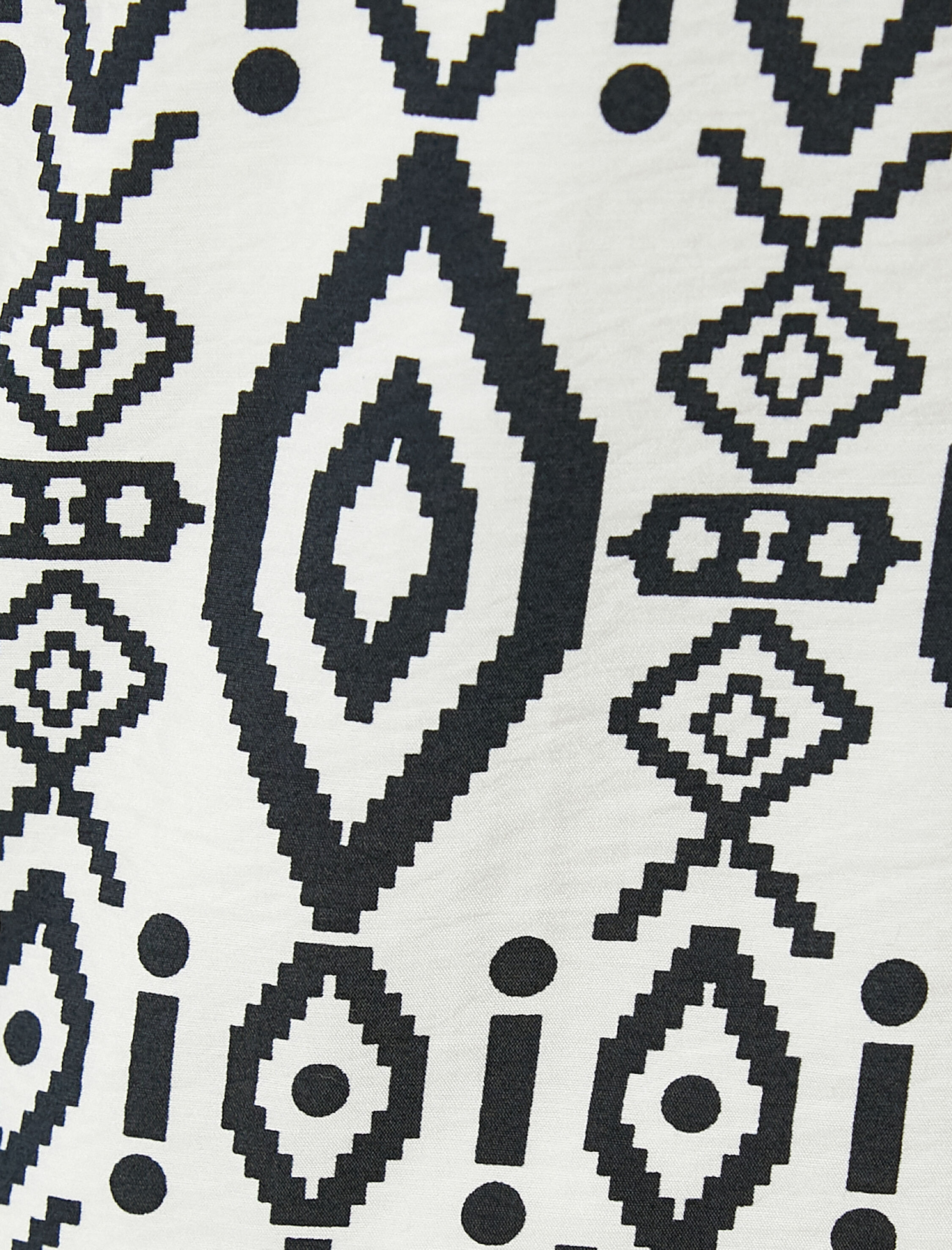   Uzun Etnik Baskılı Elbise Yırtmaçlı Askılı