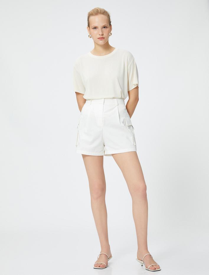  Oversize Tişört Modal Karışımlı