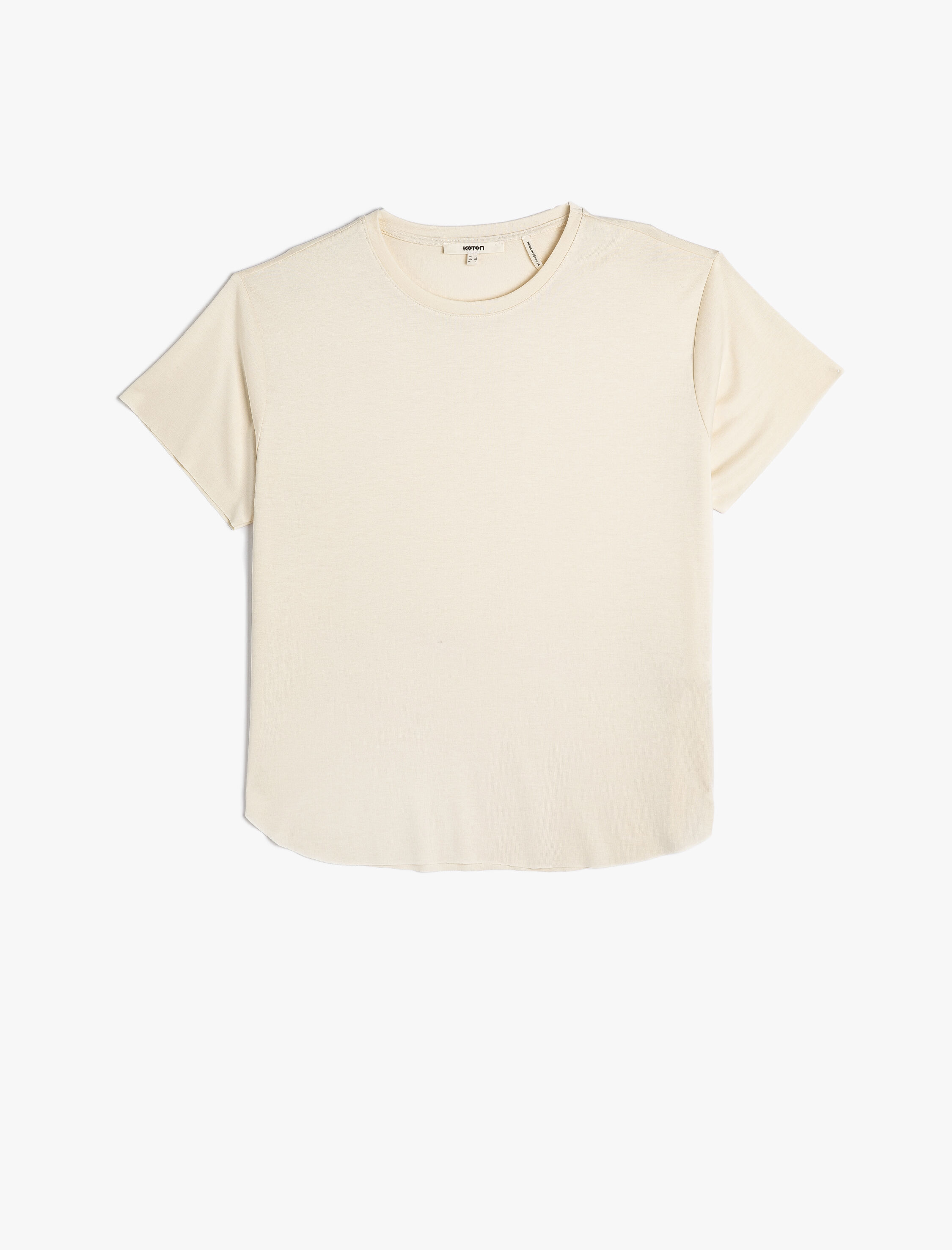   Oversize Tişört Modal Karışımlı