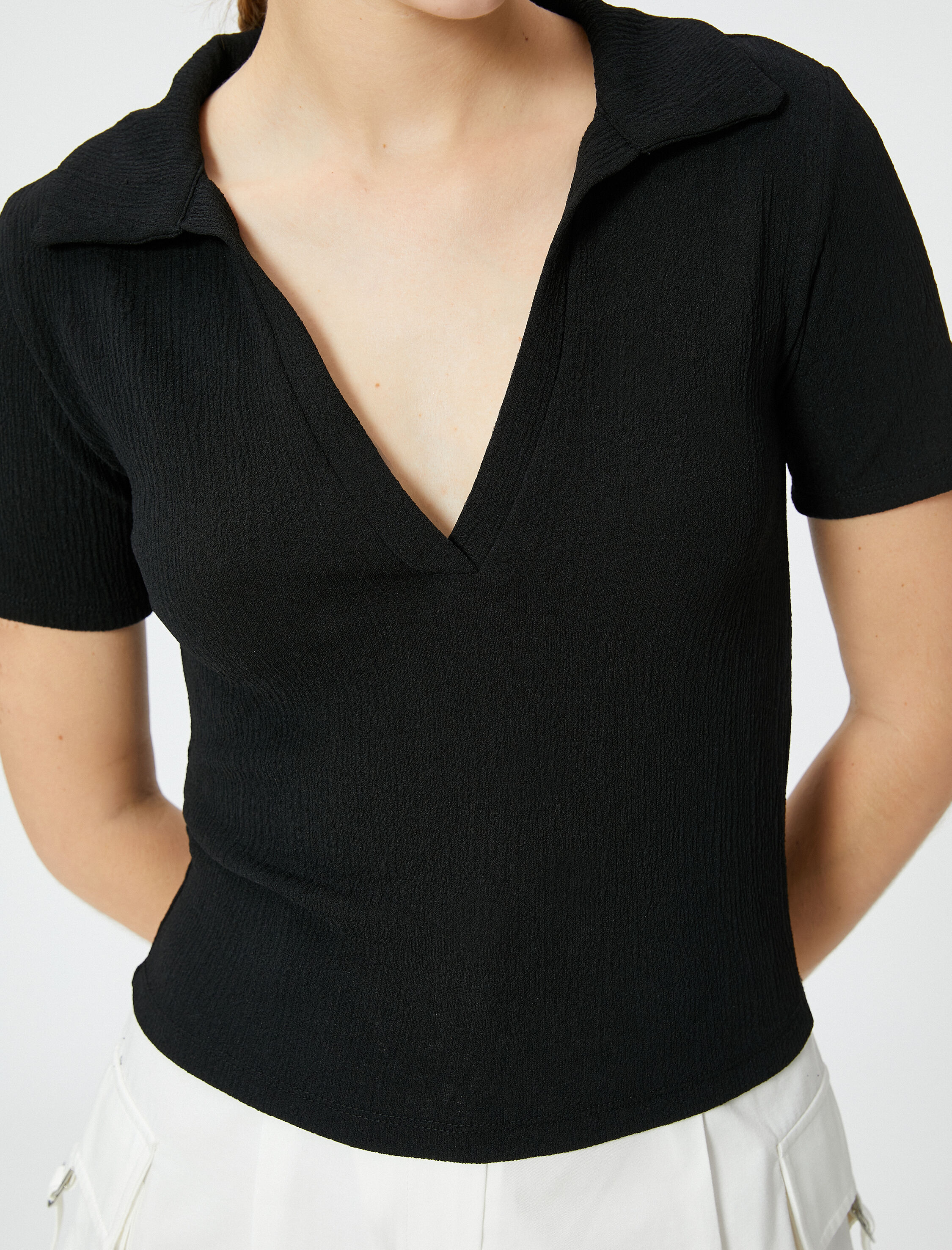   Polo Yaka Tişört Kısa Kollu