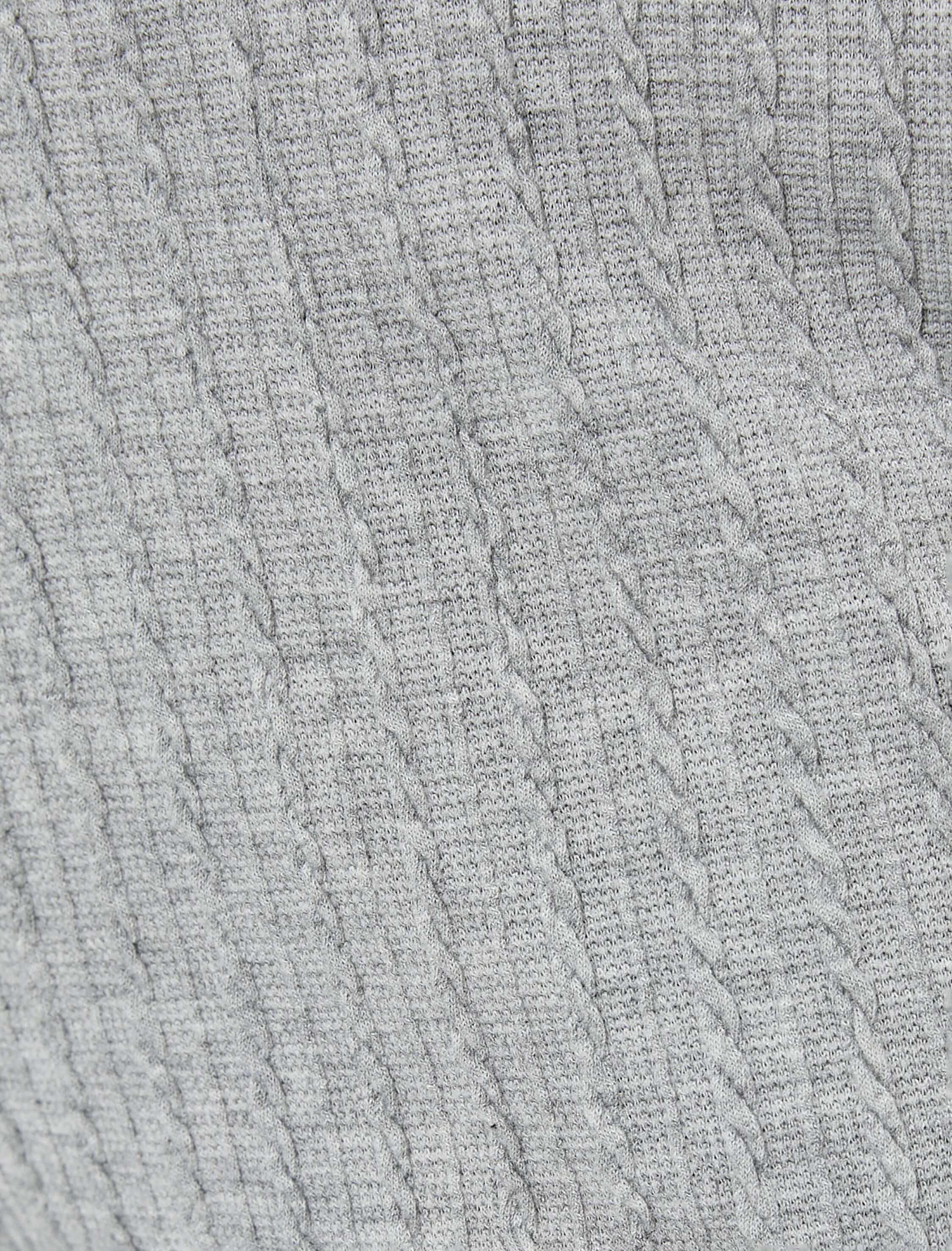   Beli Bağlamalı Şort Örgü Motifli