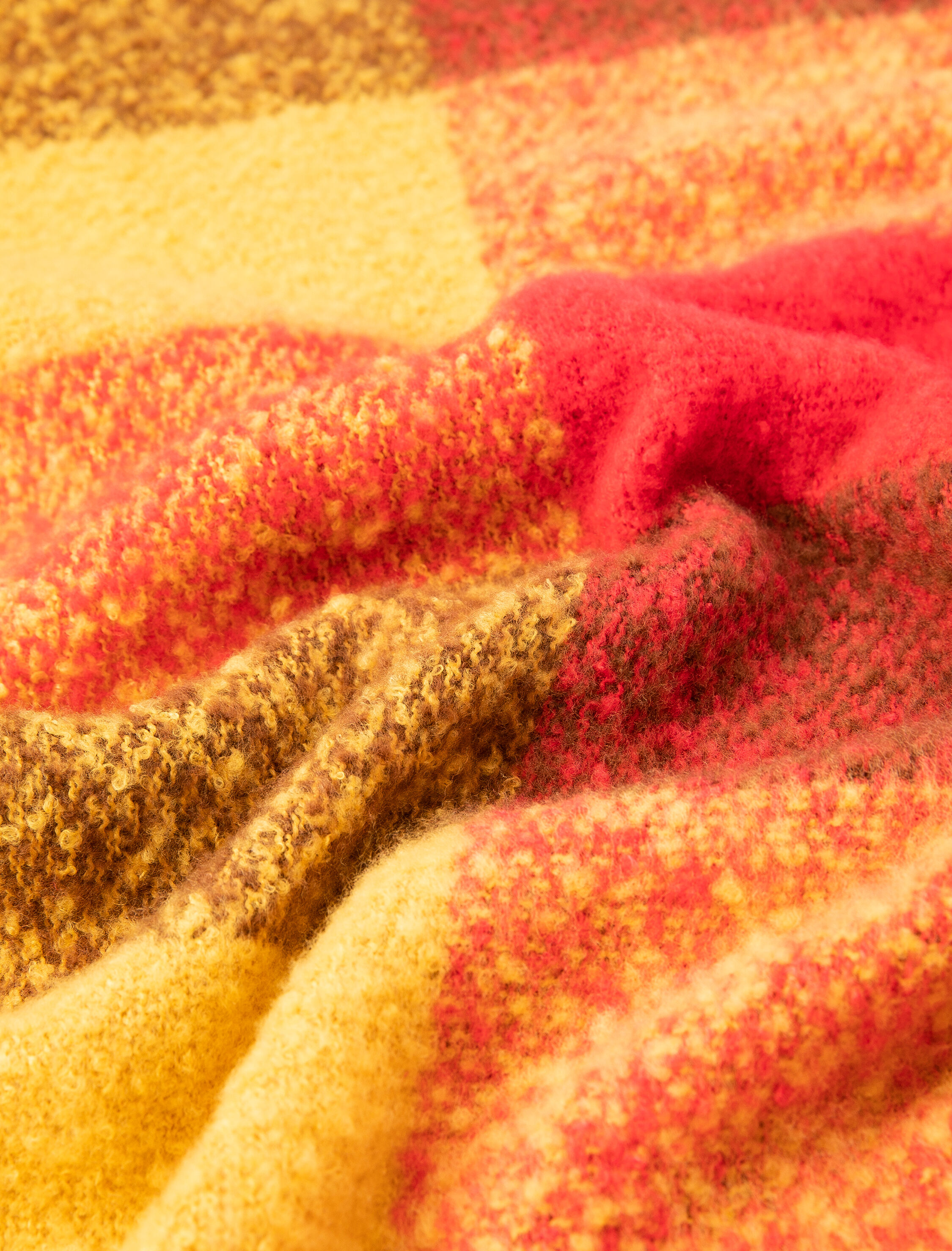  Kadın Atkı Püsküllü Yumuşak Dokulu Kareli