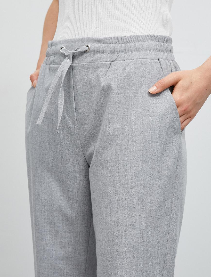   Beli Bağlamalı Pantolon Jogger