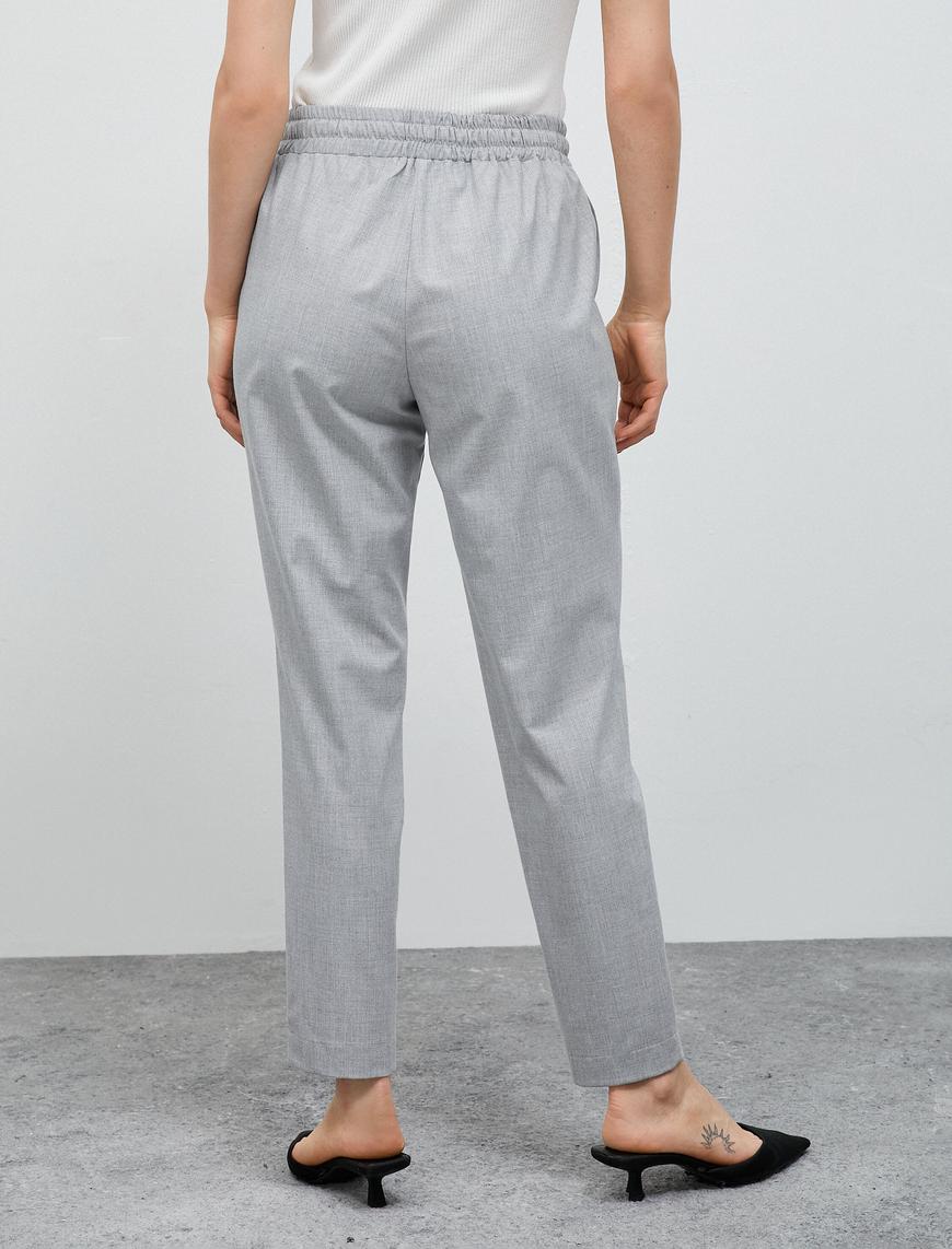   Beli Bağlamalı Pantolon Jogger
