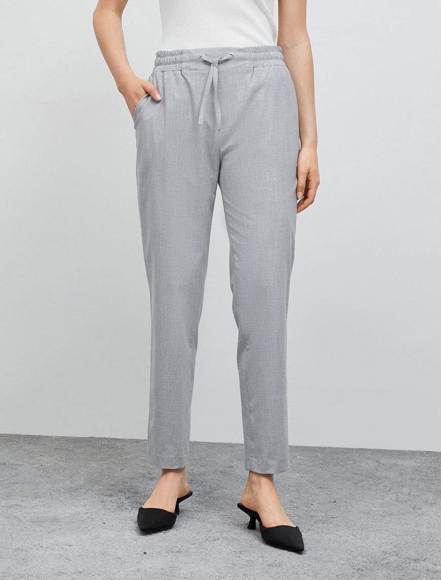   Beli Bağlamalı Pantolon Jogger