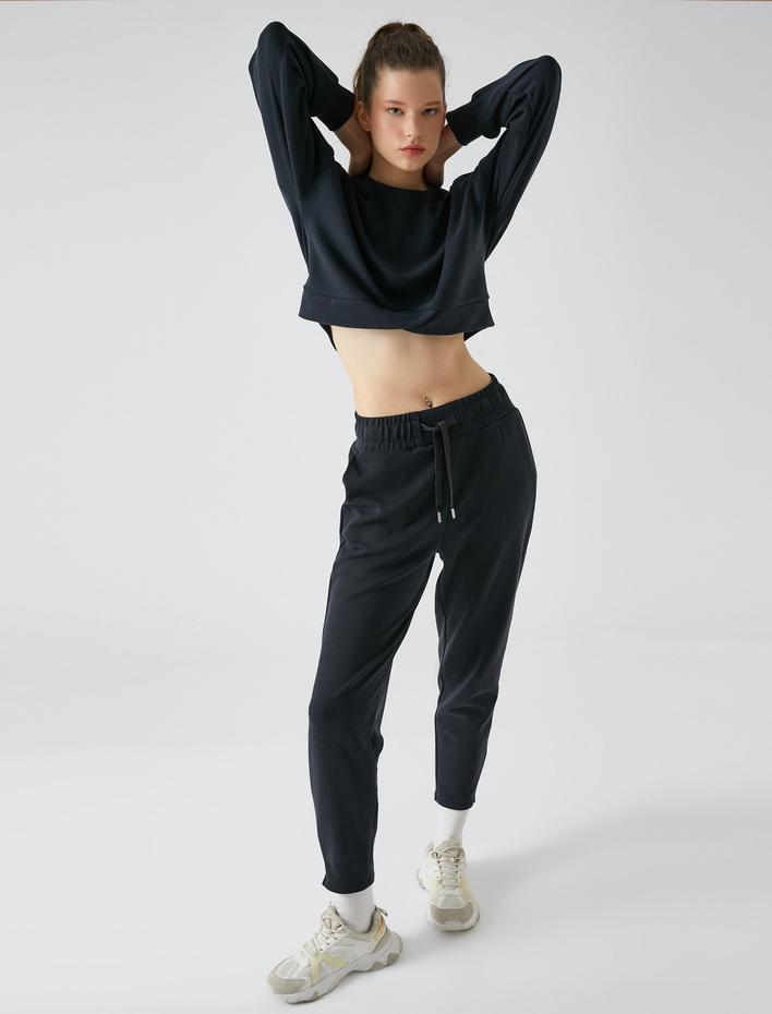  Modal Karışımlı Eşofman Altı Dar Paça