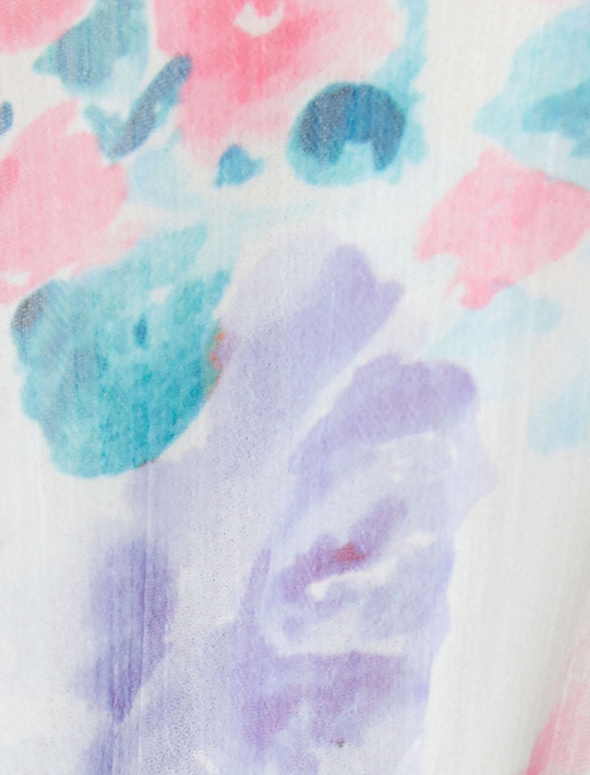   Çiçekli Yazlık Elbise Kemerli Kolsuz