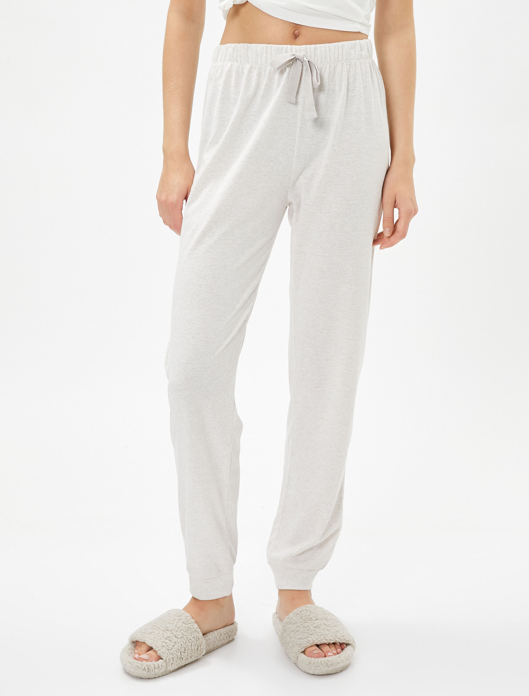   Jogger Pijama Altı Beli Lastikli Rahat Kesim