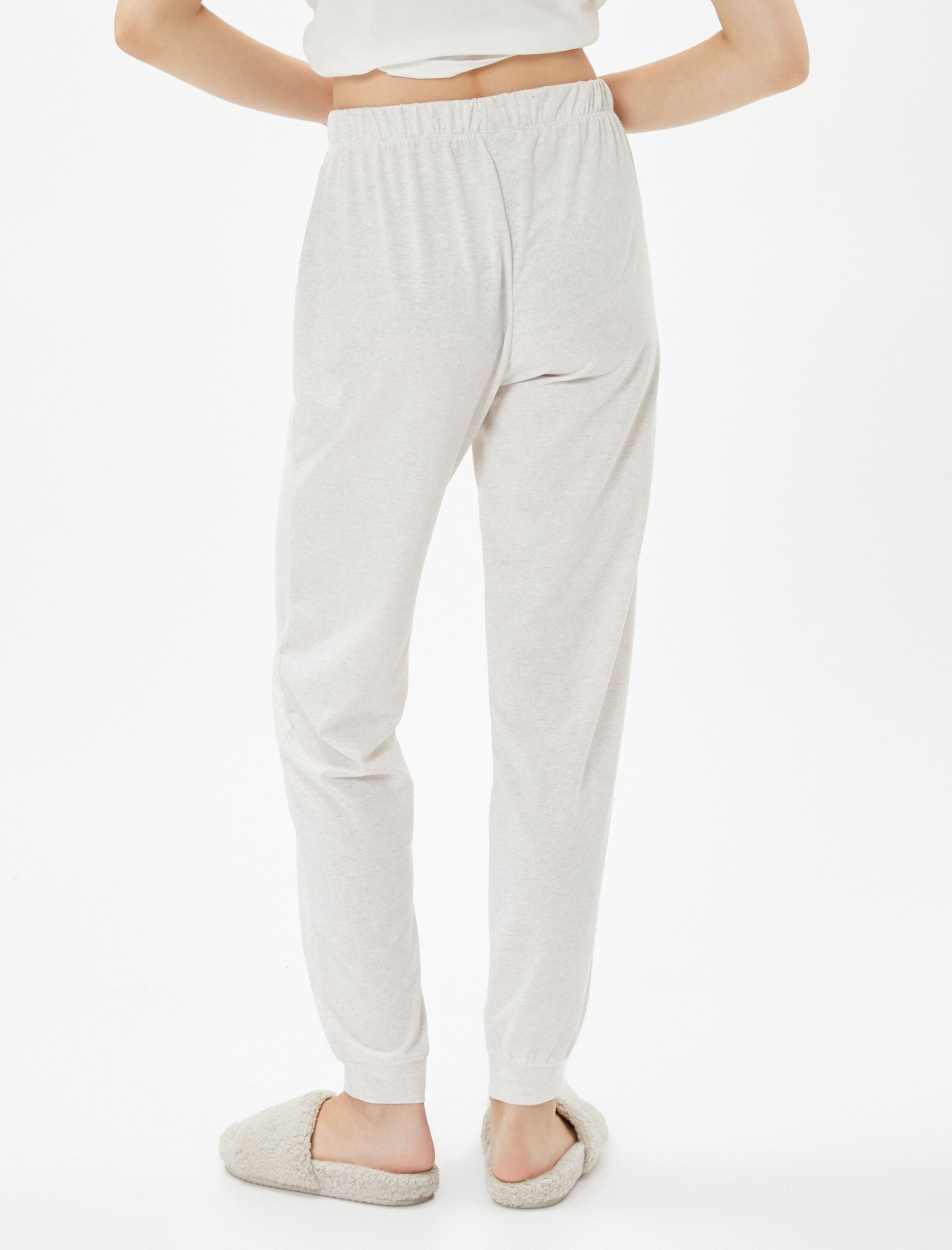   Jogger Pijama Altı Beli Lastikli Rahat Kesim