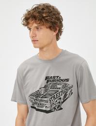 Fast and Furious Slim Fit Tişört Lisanslı Baskılı