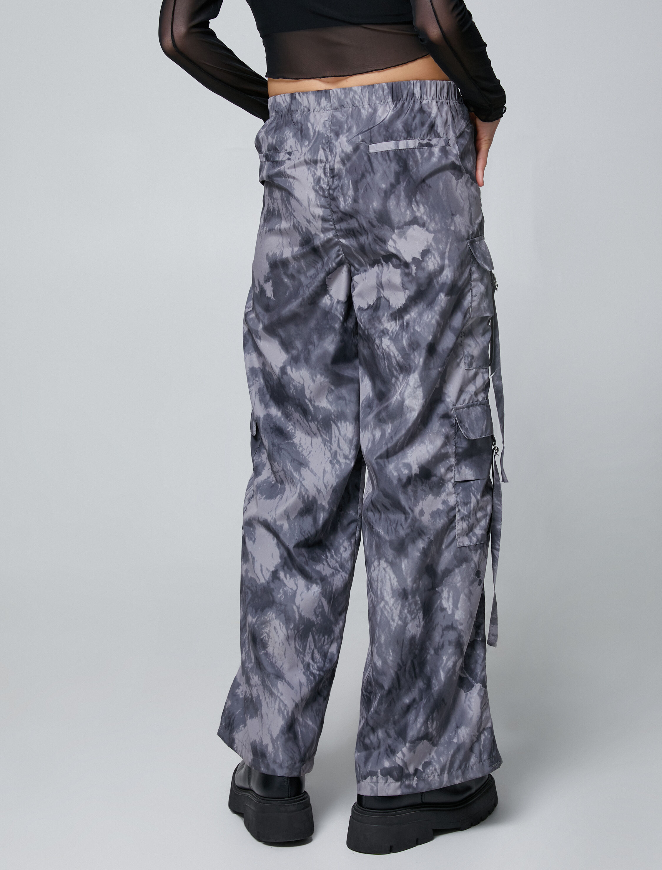   Kargo Pantolon Büyük Cepli Beli Lastikli