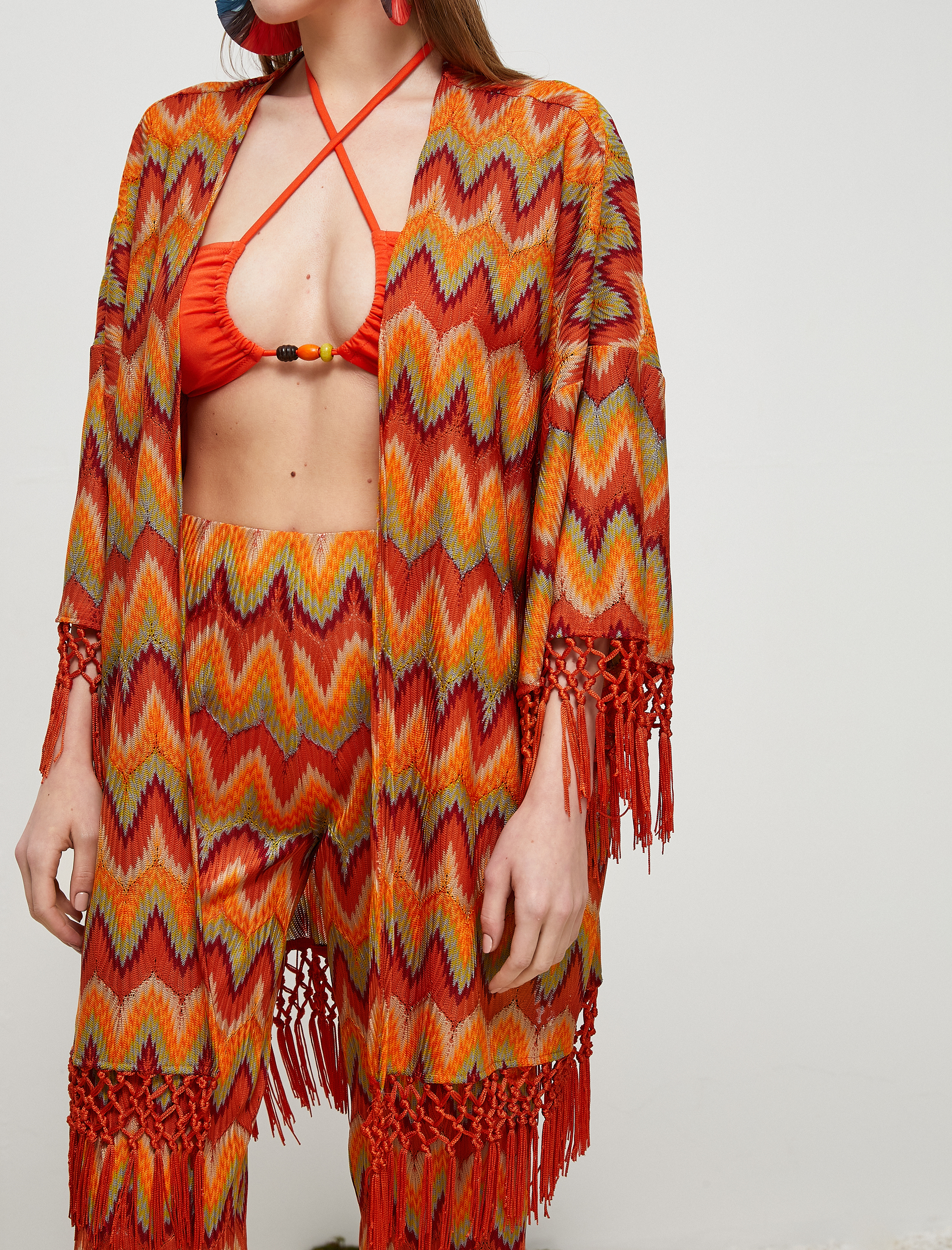   Koton X Şahika Ercümen - Oversize Kroşe Püsküllü Hırka