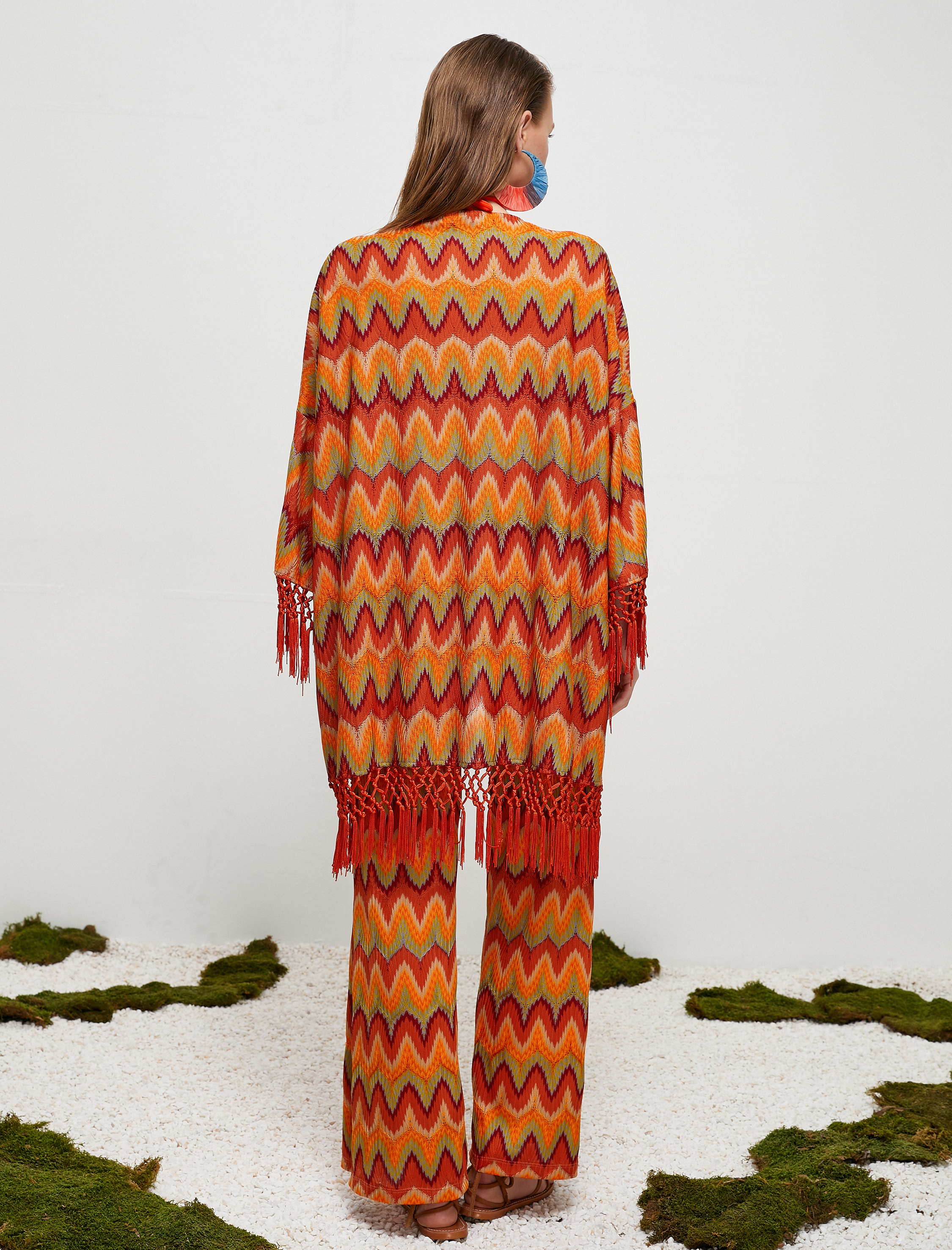   Koton X Şahika Ercümen - Oversize Kroşe Püsküllü Hırka