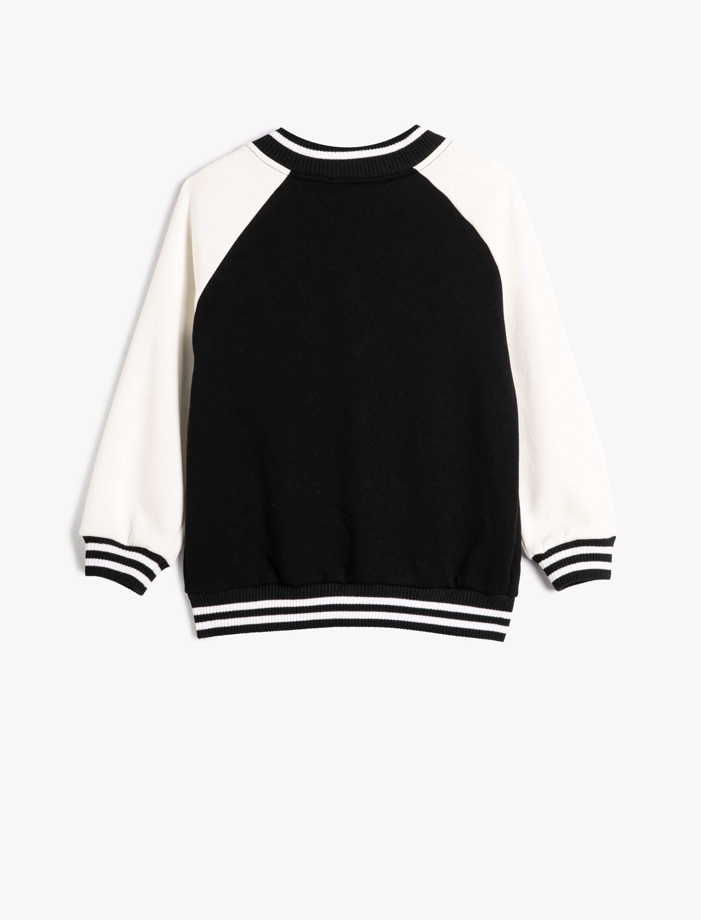 Kız Çocuk Kolej Ceket Aplike Detaylı Cepli Şardonlu Çizgili Kaşkorse Detaylı