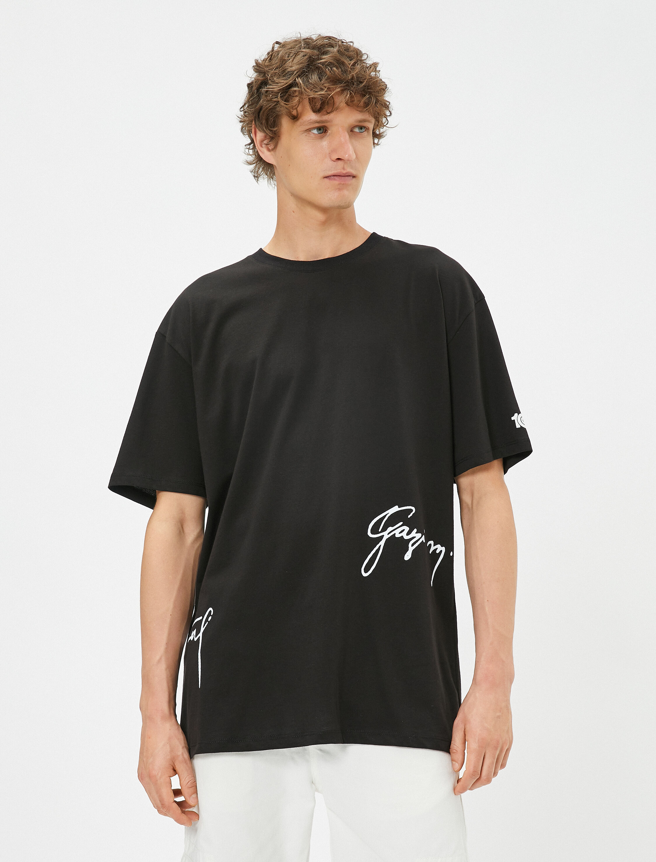   Atatürk Baskılı Oversize Tişört 100. Yıla Özel