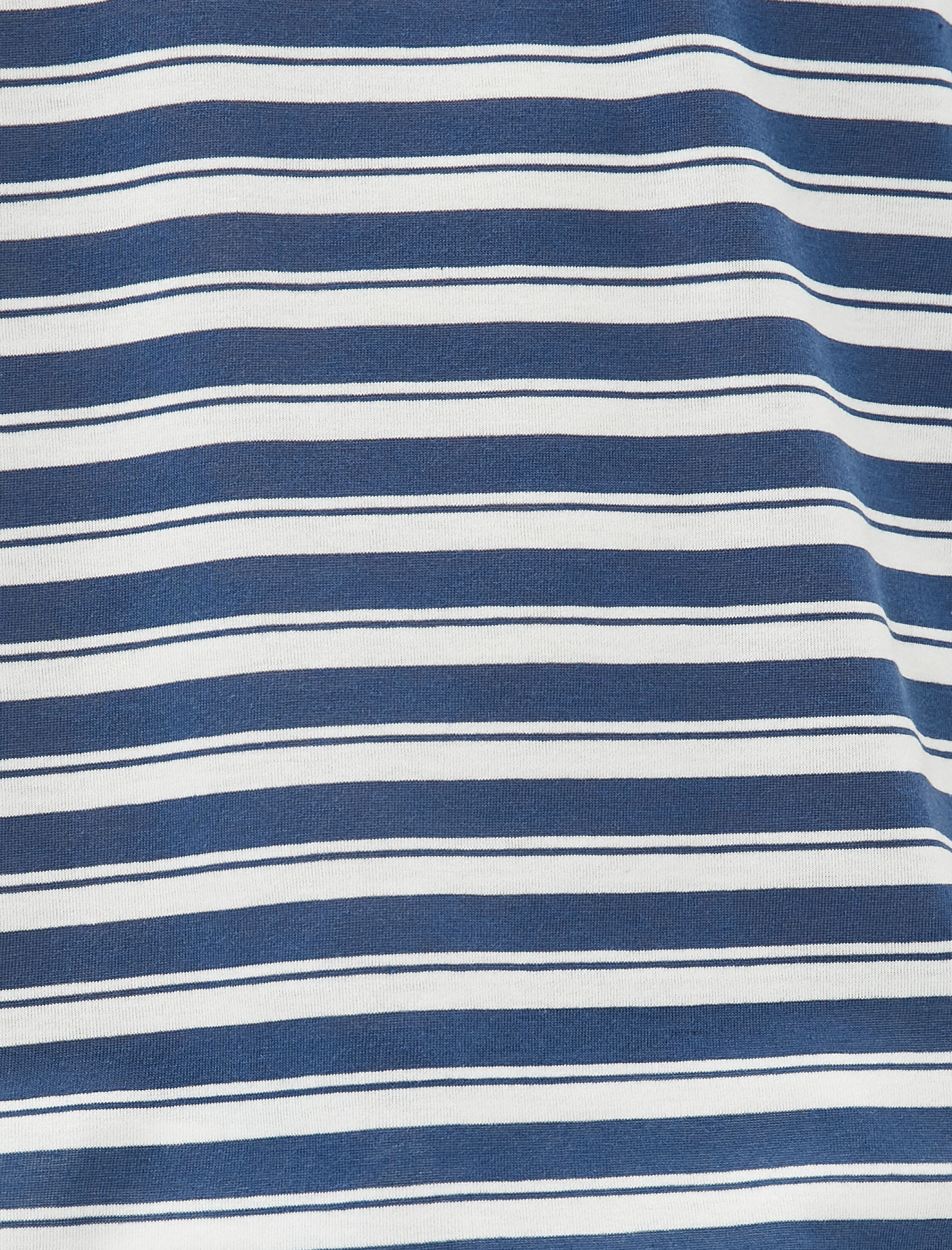   Basic Çizgili Tişört Bisiklet Yaka Kısa Kollu Viskon Karışımlı