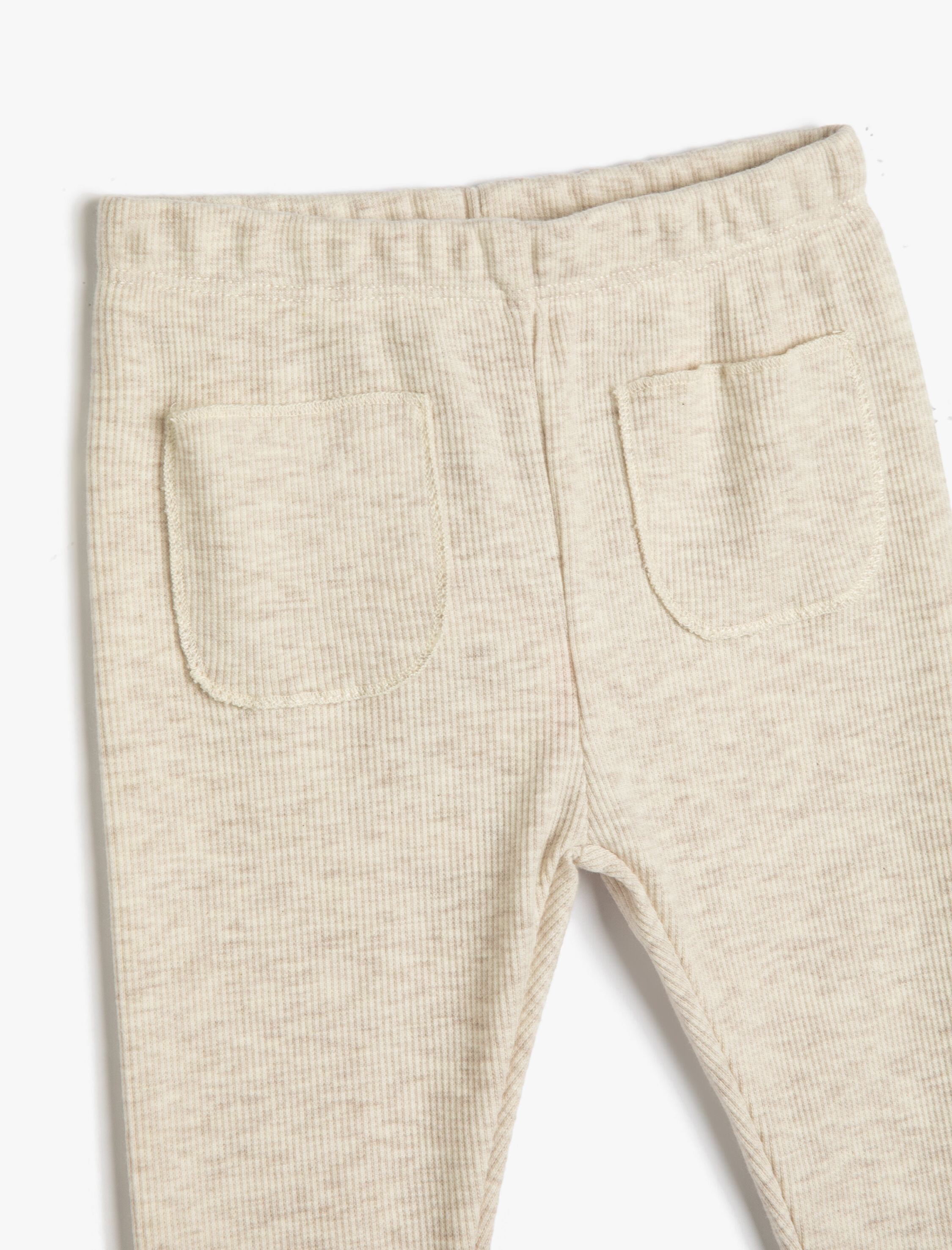  Kız Bebek Basic Tayt Cep Detaylı Ribanalı